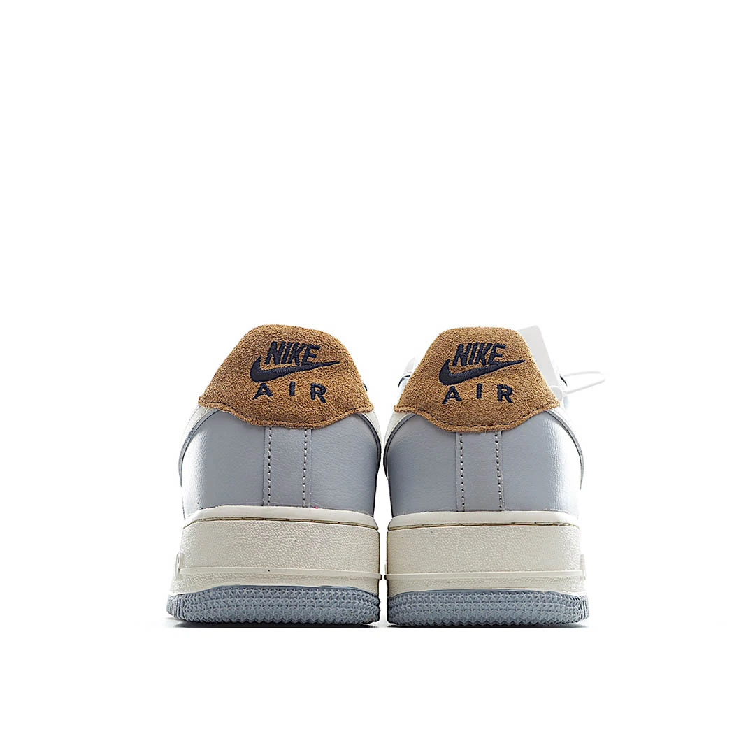 Nike Air Force 1 07 White Grey Blue Yellow
