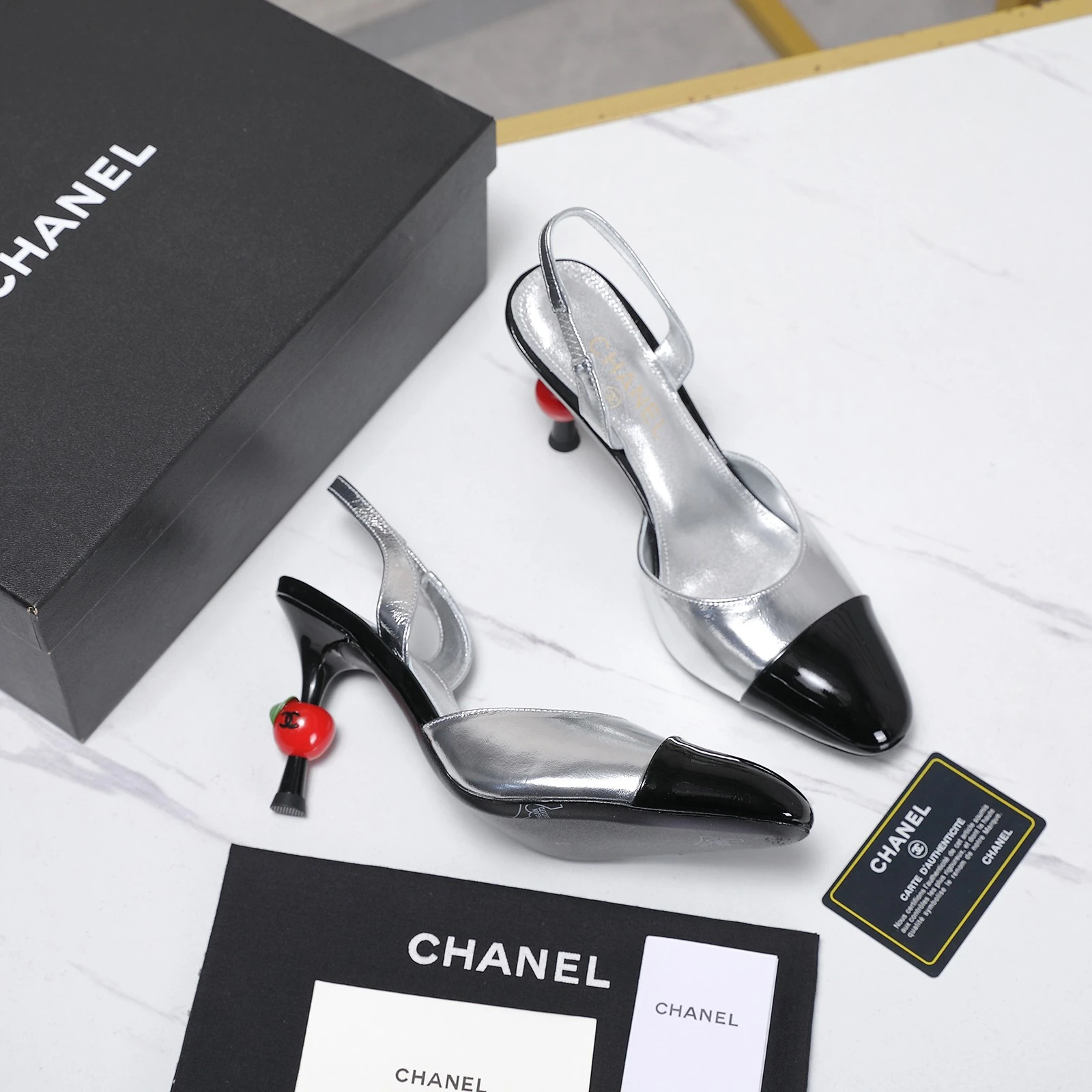 Chanel 26SS Apple and Slingback Sandals