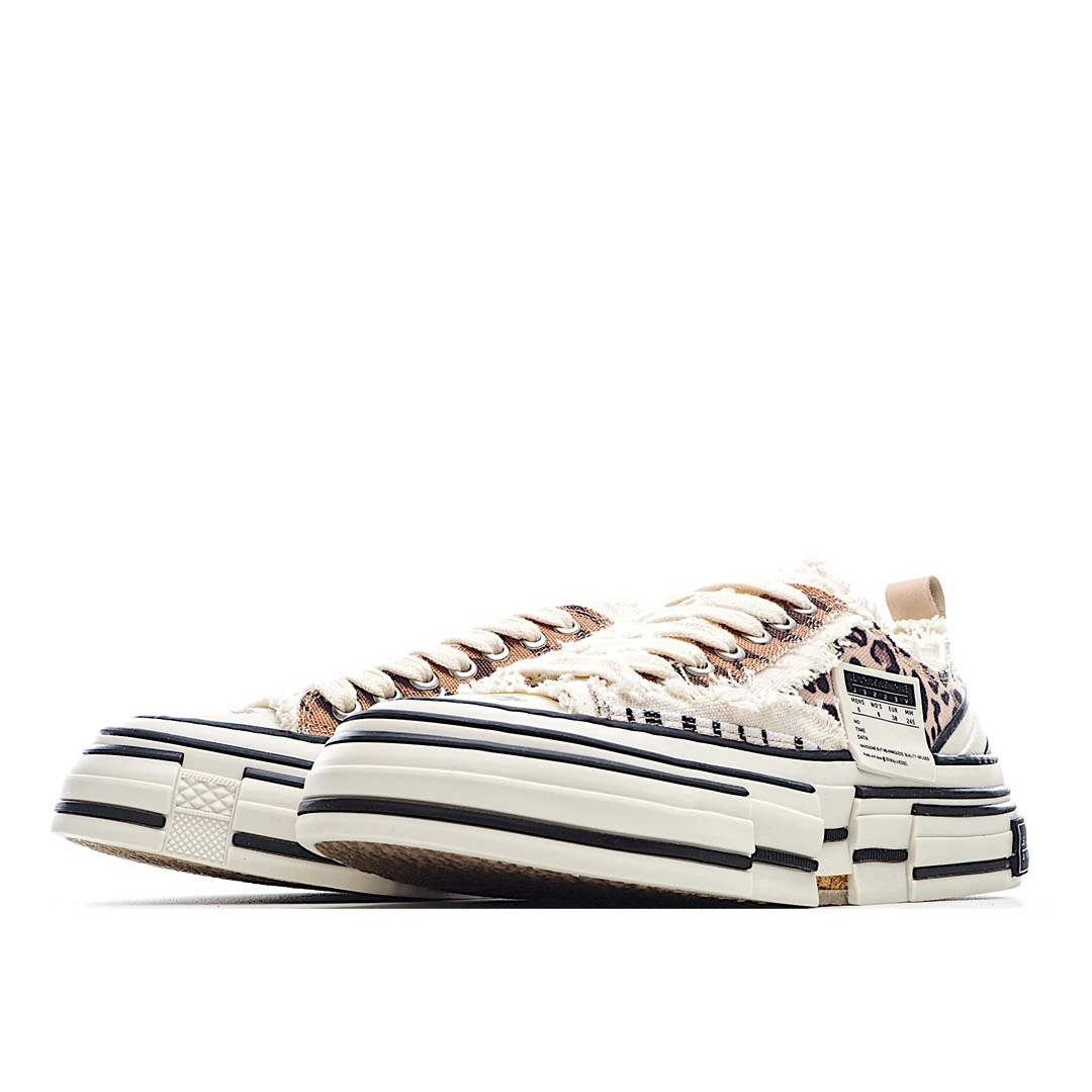 x VESSEL GOP Low canvas vulcanized sneakers