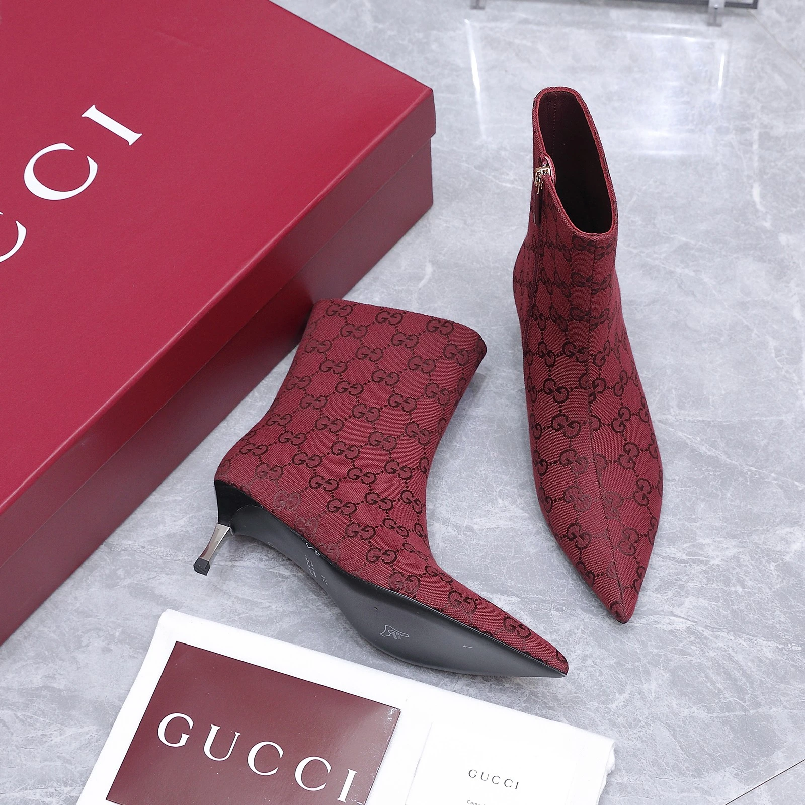 Gucci 2026 AW Horsebit Steel Plated Iron Heel Short Boots