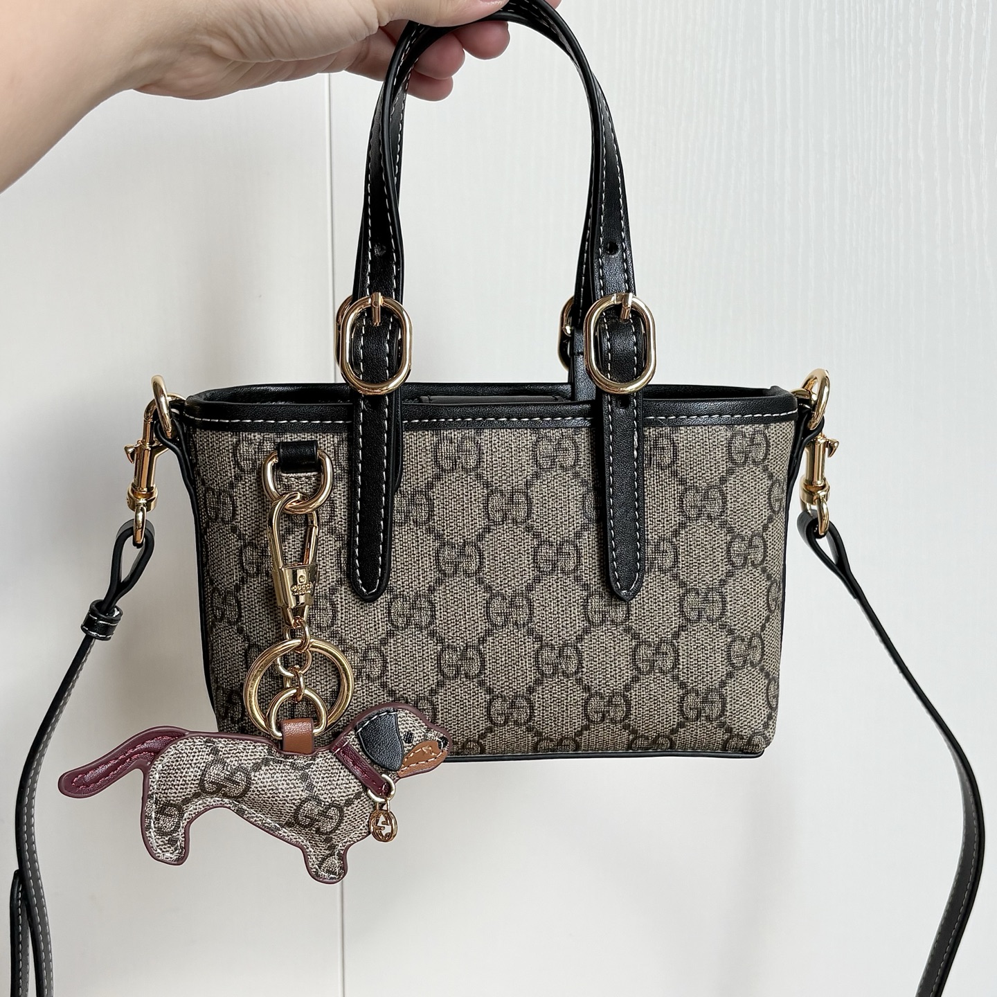 Gucci Emblem Mini Tote Bag