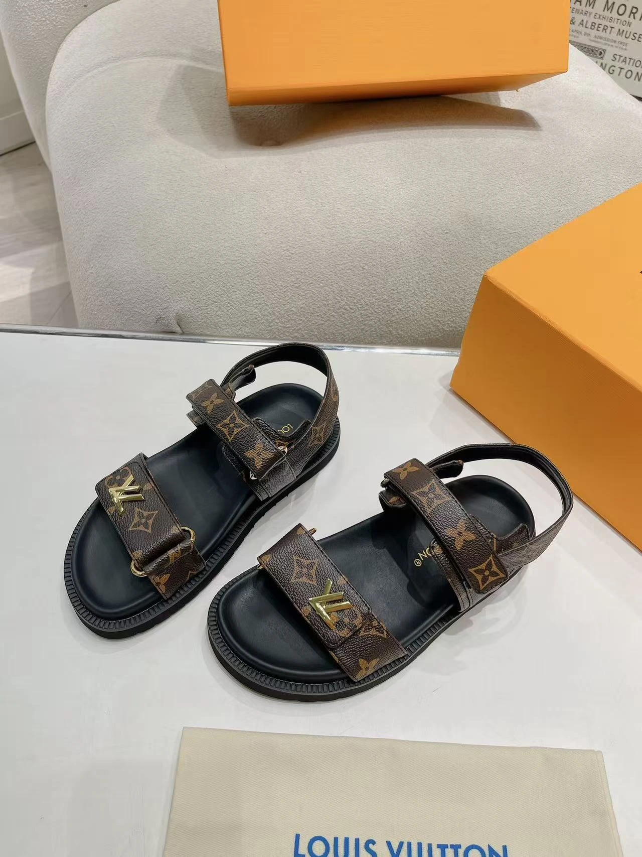 LV Flat Sandals