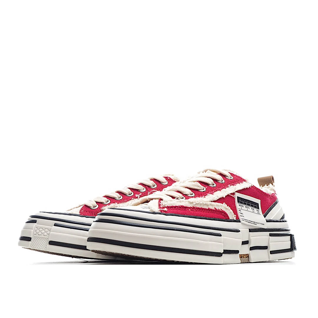 x VESSEL GOP Low canvas vulcanized sneakers