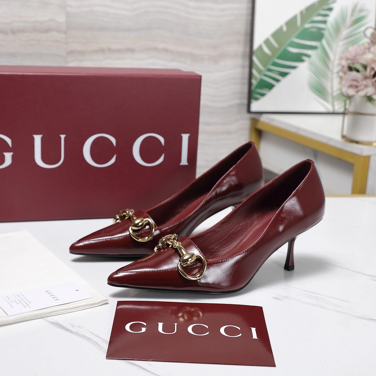 Gucci Bombshell Sharp pointed ultra-fine high heels