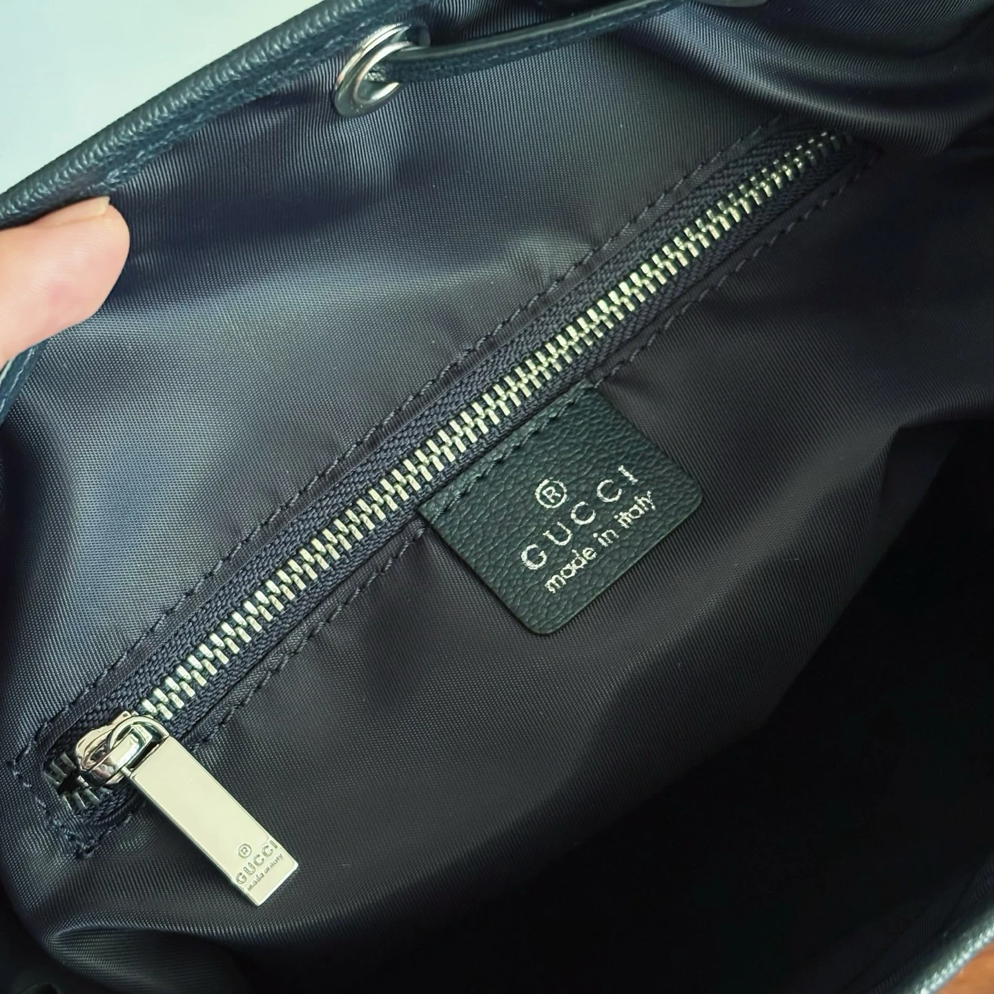 Gucci Demin Bucket Bag