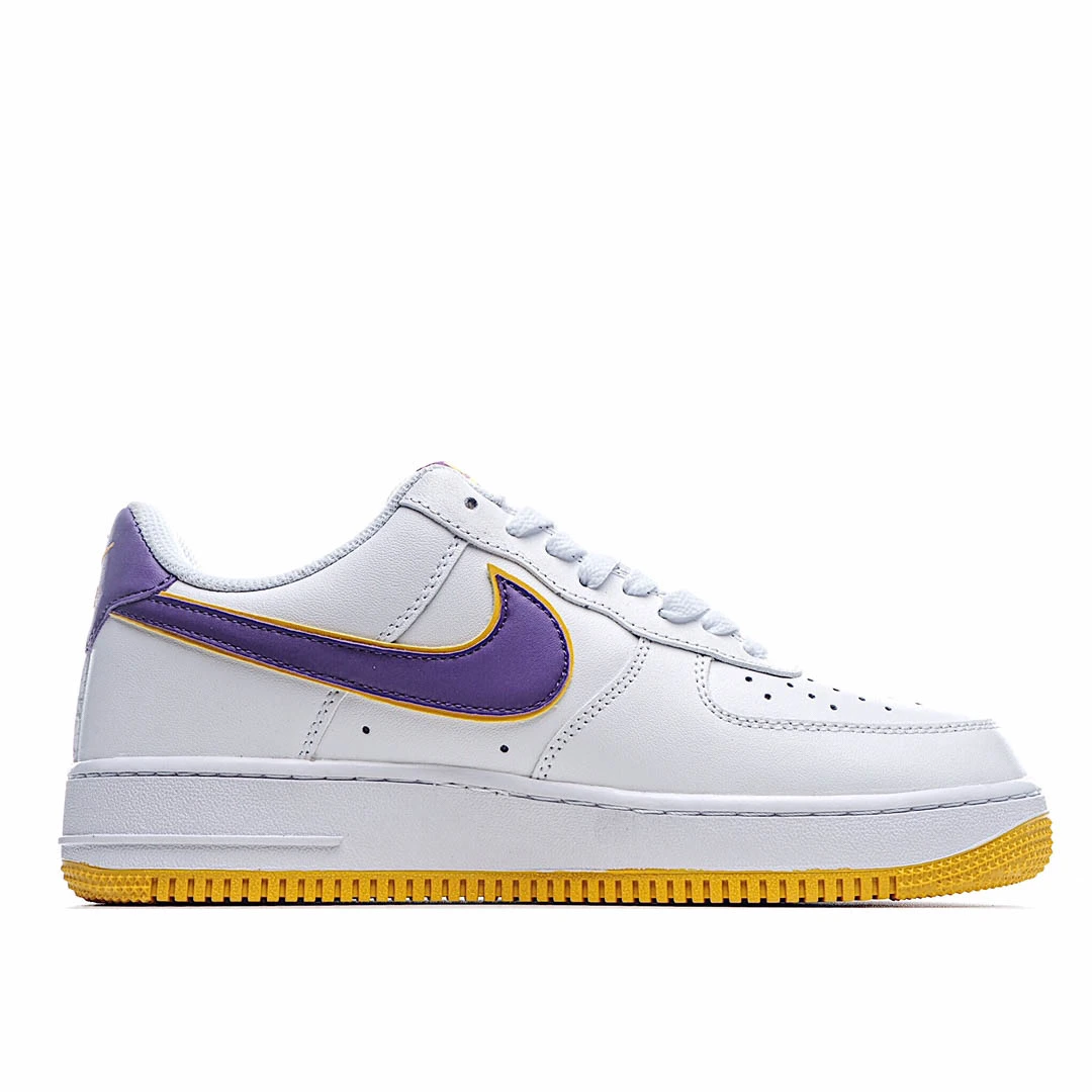 Nike Air Force 107 Low Purple Gold Low Top