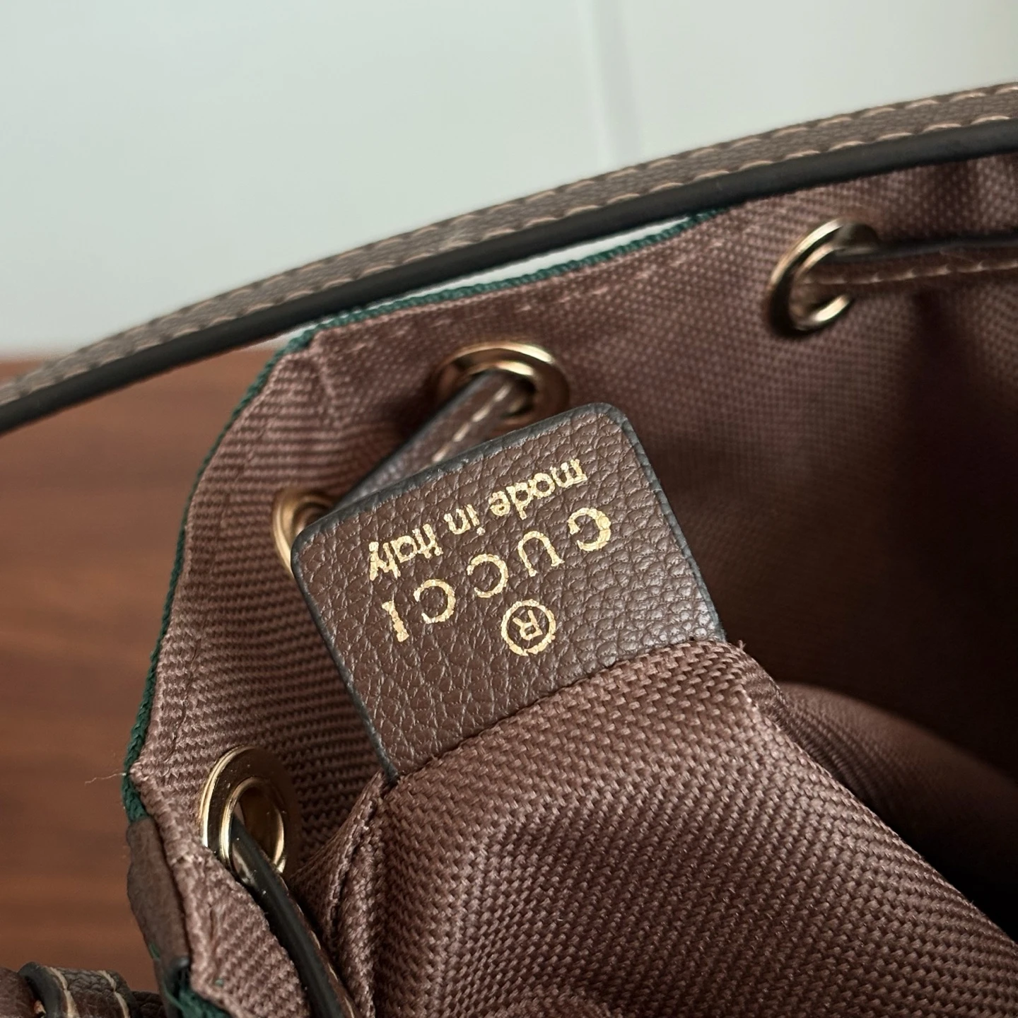 Gucci Webbing Mini Bucket Bag
