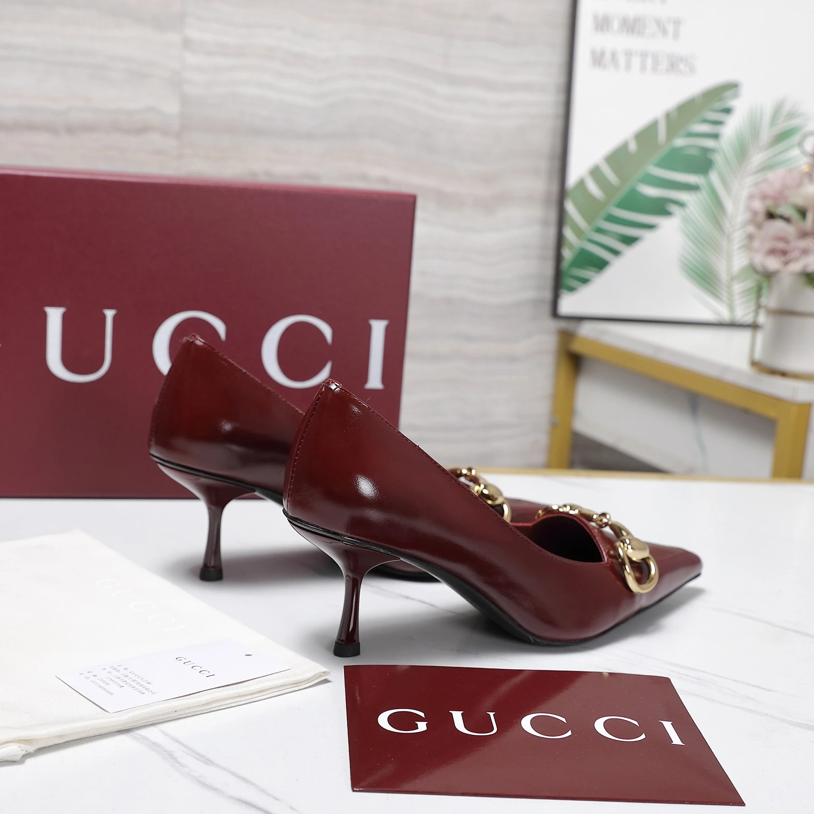 Gucci Bombshell Sharp pointed ultra-fine high heels
