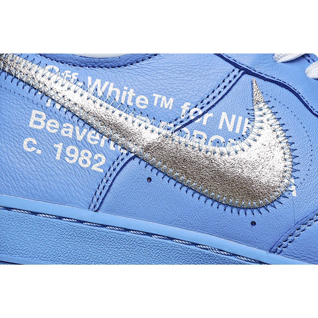 Nike OFF-WHITE X Air Force 1&ldquo;MCA&rdquo; 蓝