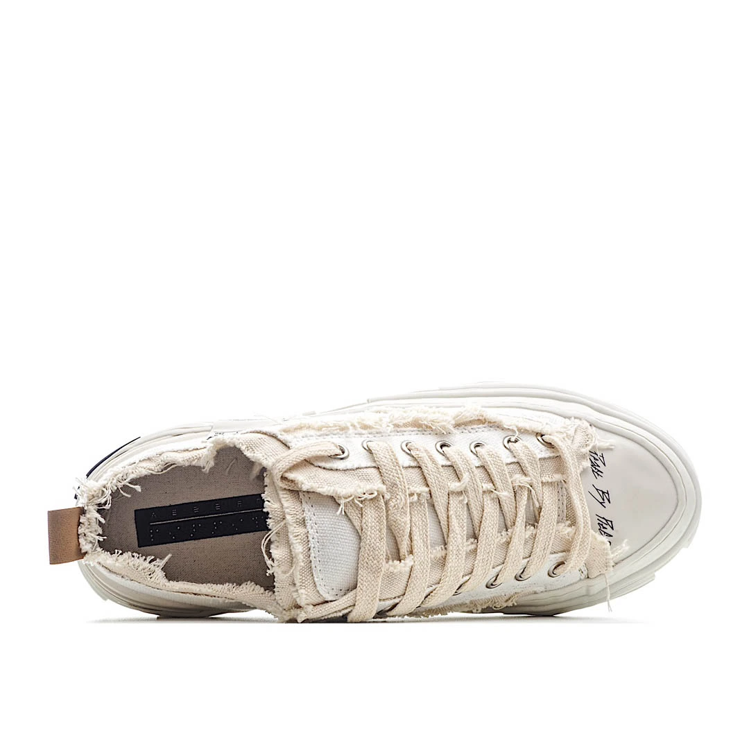 x VESSEL GOP Low canvas vulcanized sneakers