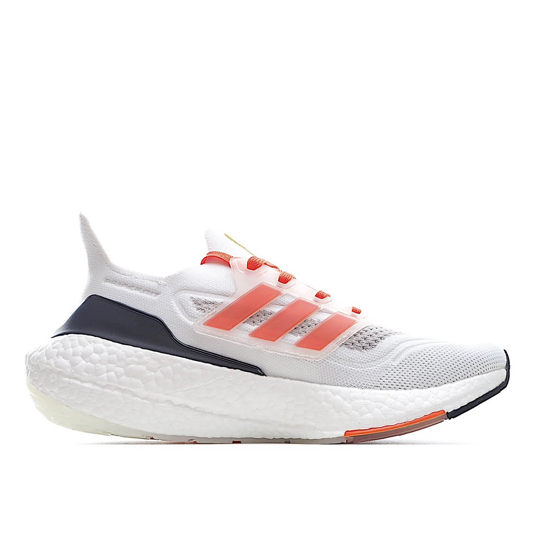 AdidasUltraBoost 21 'White Solar Red'