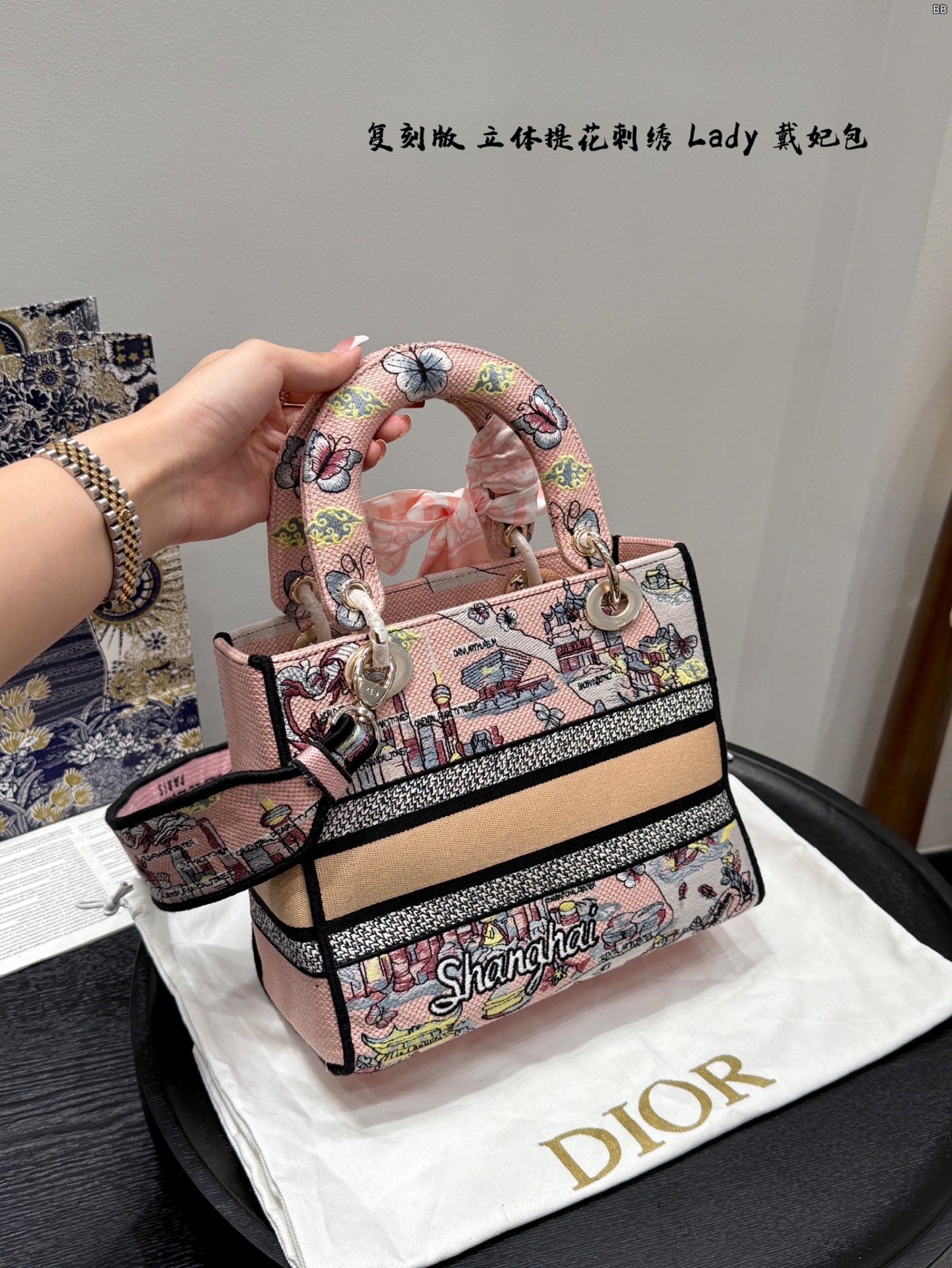 Dior Lady D-LITE Tote Bag