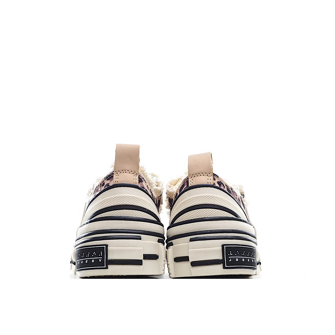 x VESSEL GOP Low canvas vulcanized sneakers