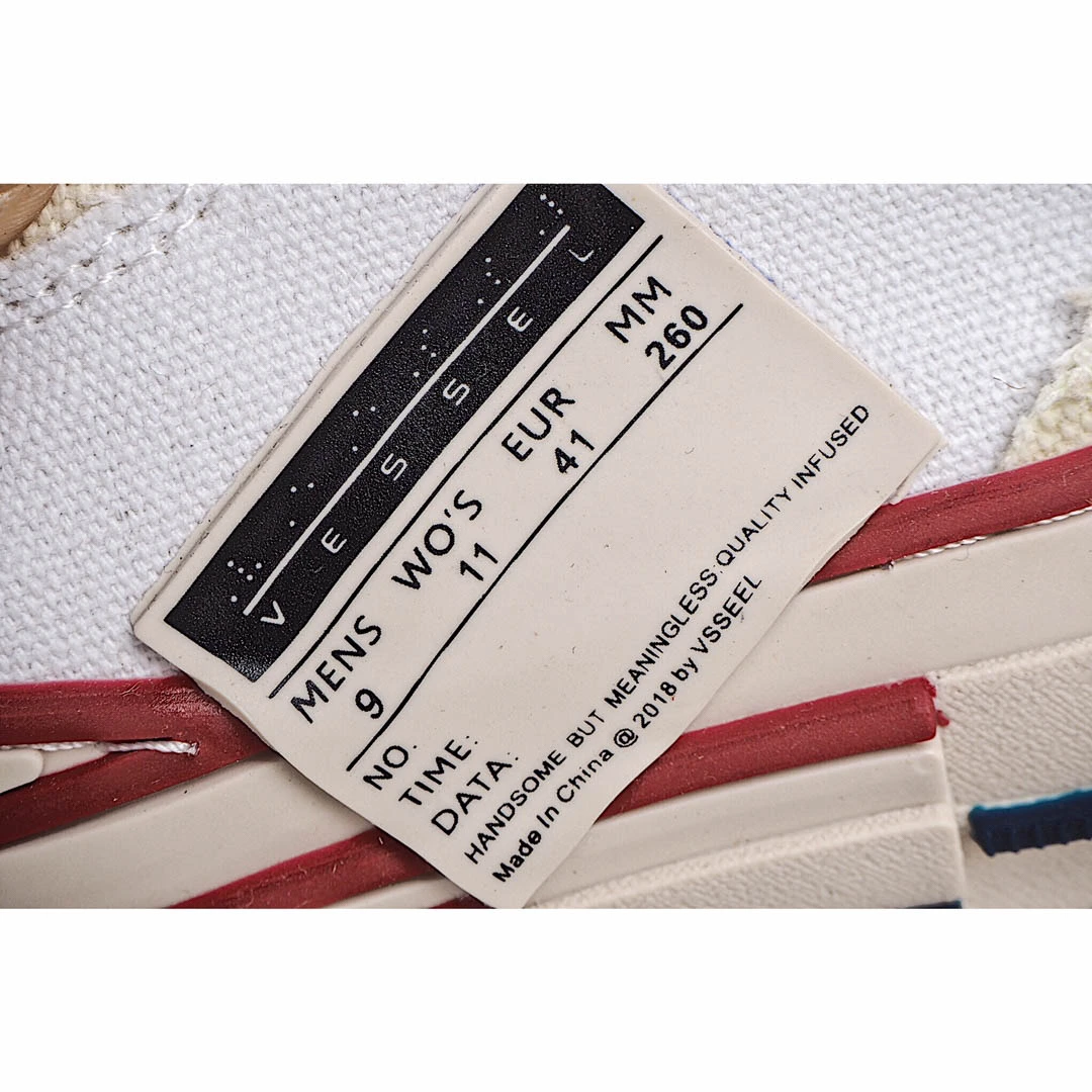 x VESSEL GOP Low canvas vulcanized sneakers