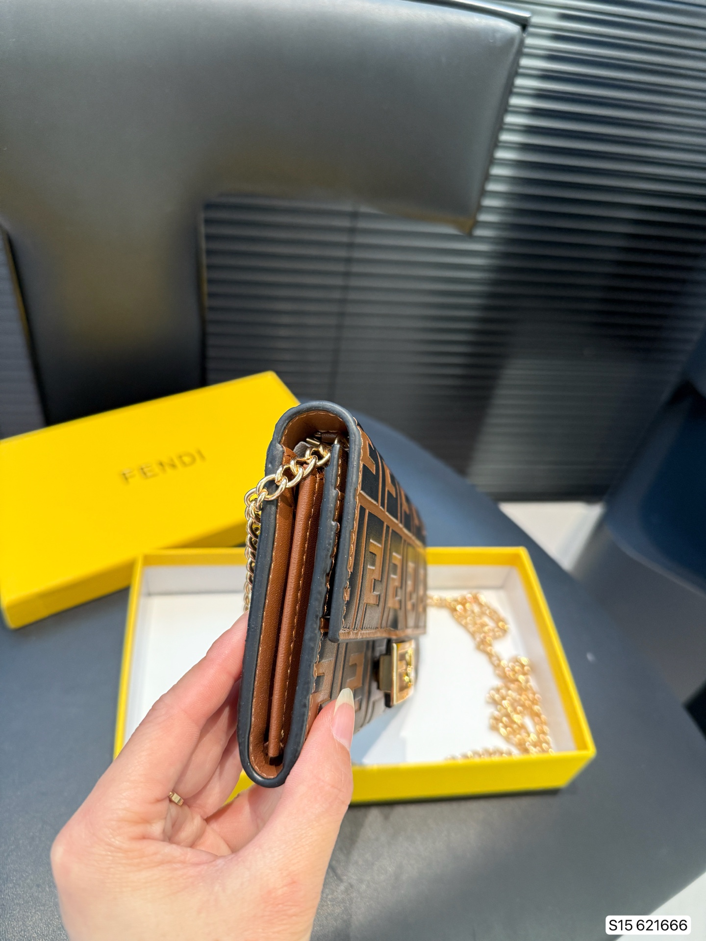 FENDI Baguette Crossbody Bag
