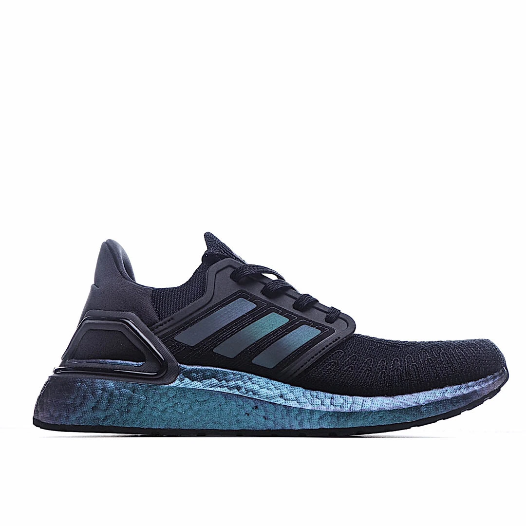 Adidas UltraBoost 20 'Black Signal Cyan'