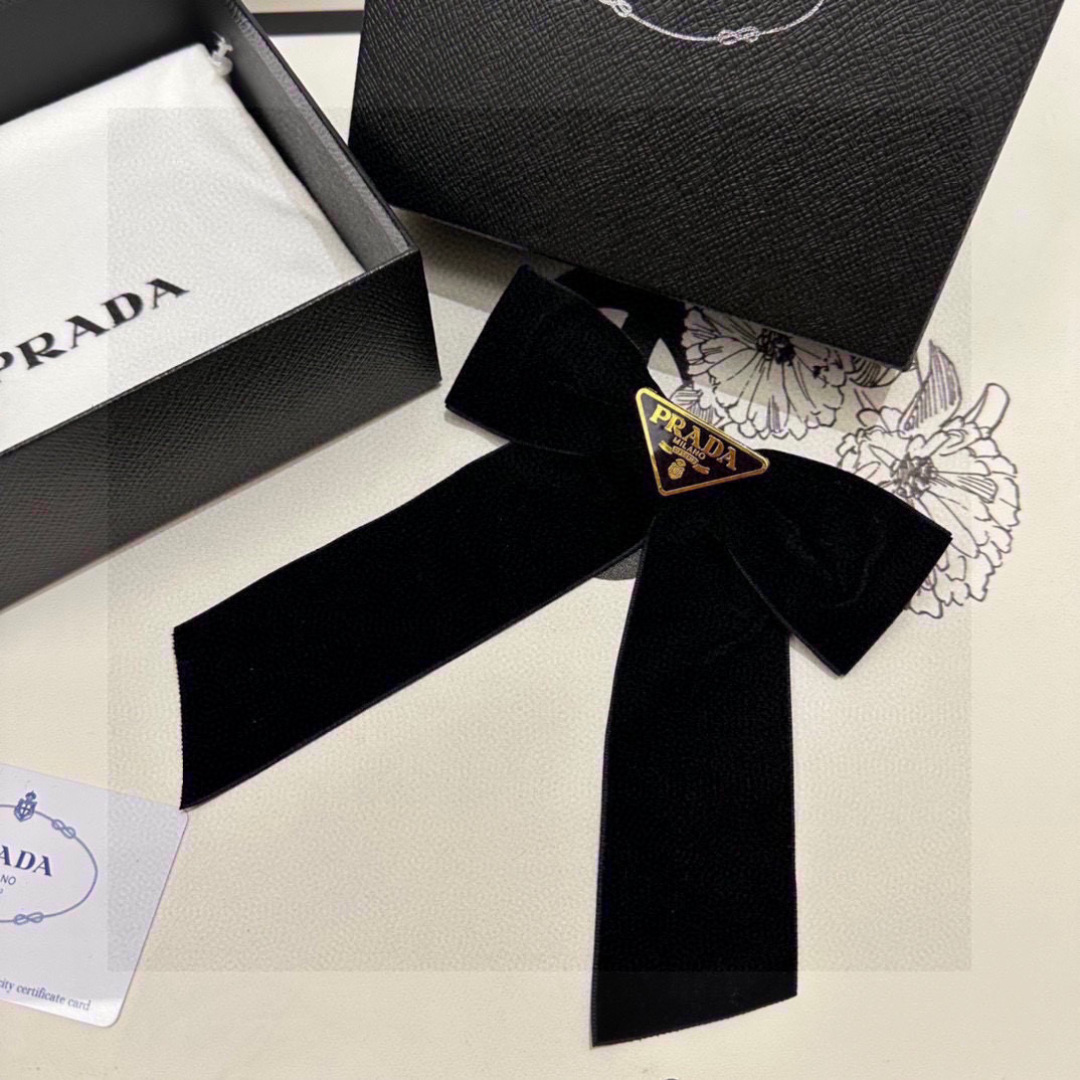 Prada hair Barrettes/ hair clip/ hairpin