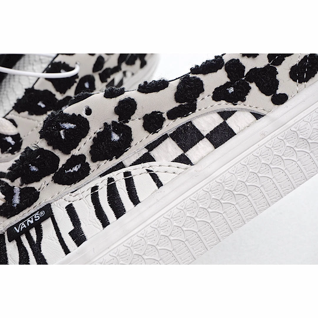 Vans ACER NI SP Zebra and Leopard Panel Sneakers