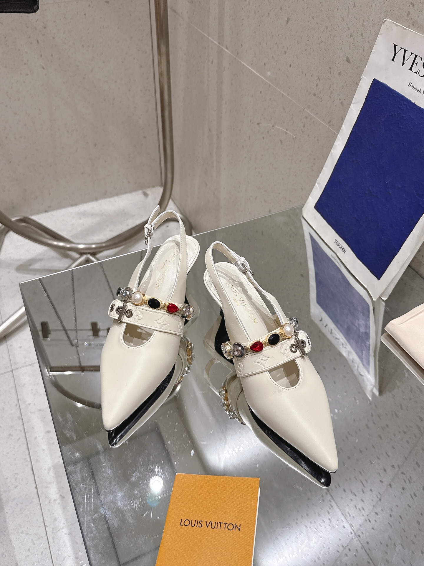 LV Vibe open-back high heels