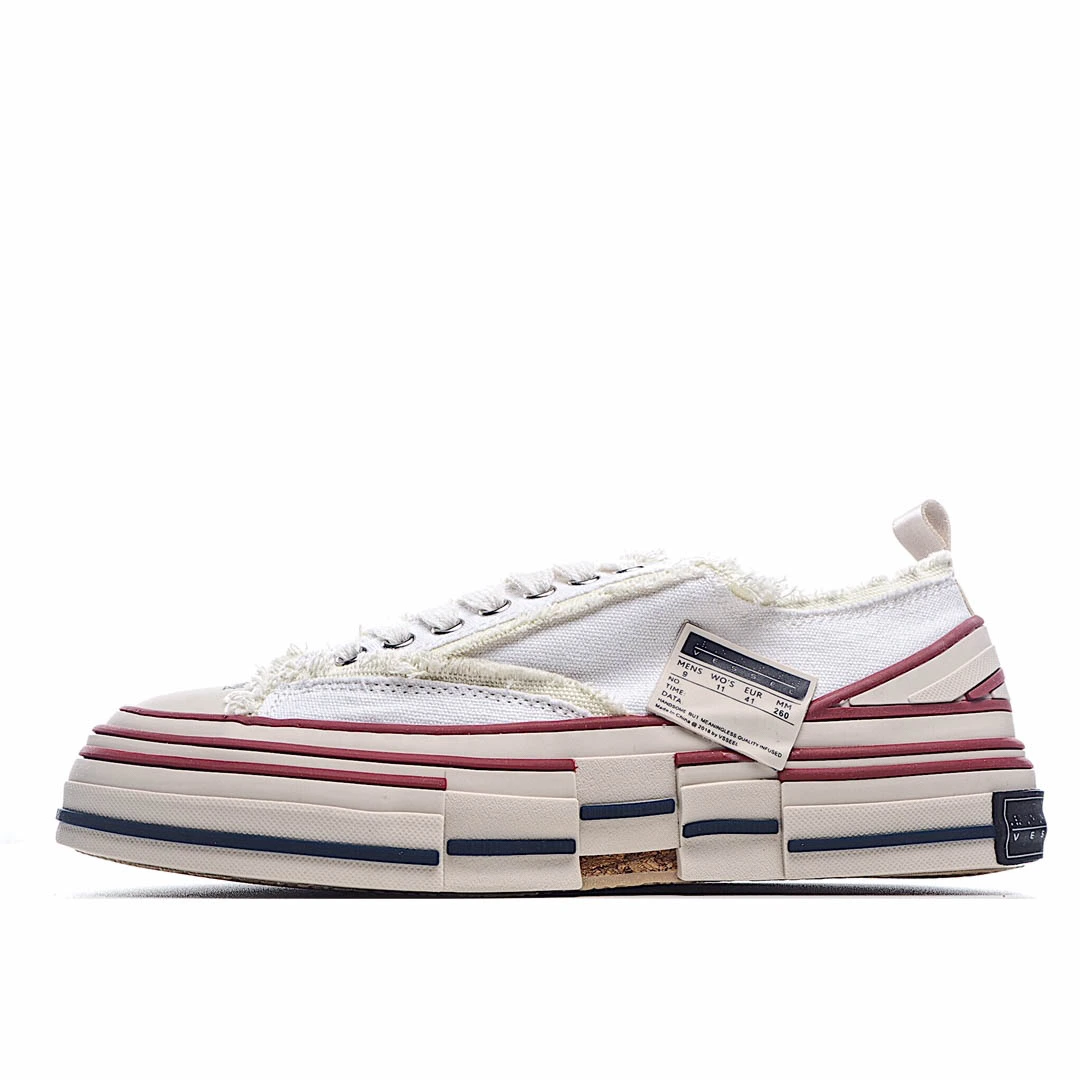 x VESSEL GOP Low canvas vulcanized sneakers
