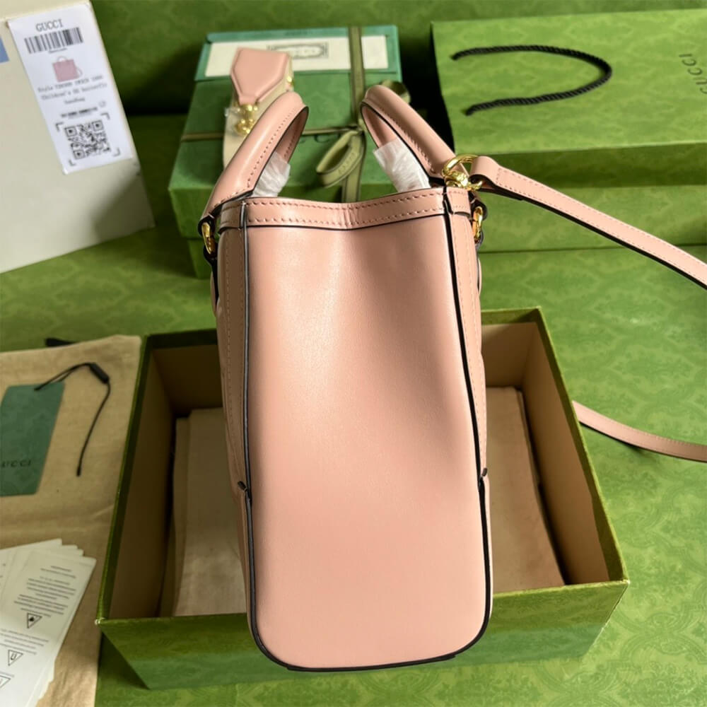 GG matelass&eacute; mini top handle bag