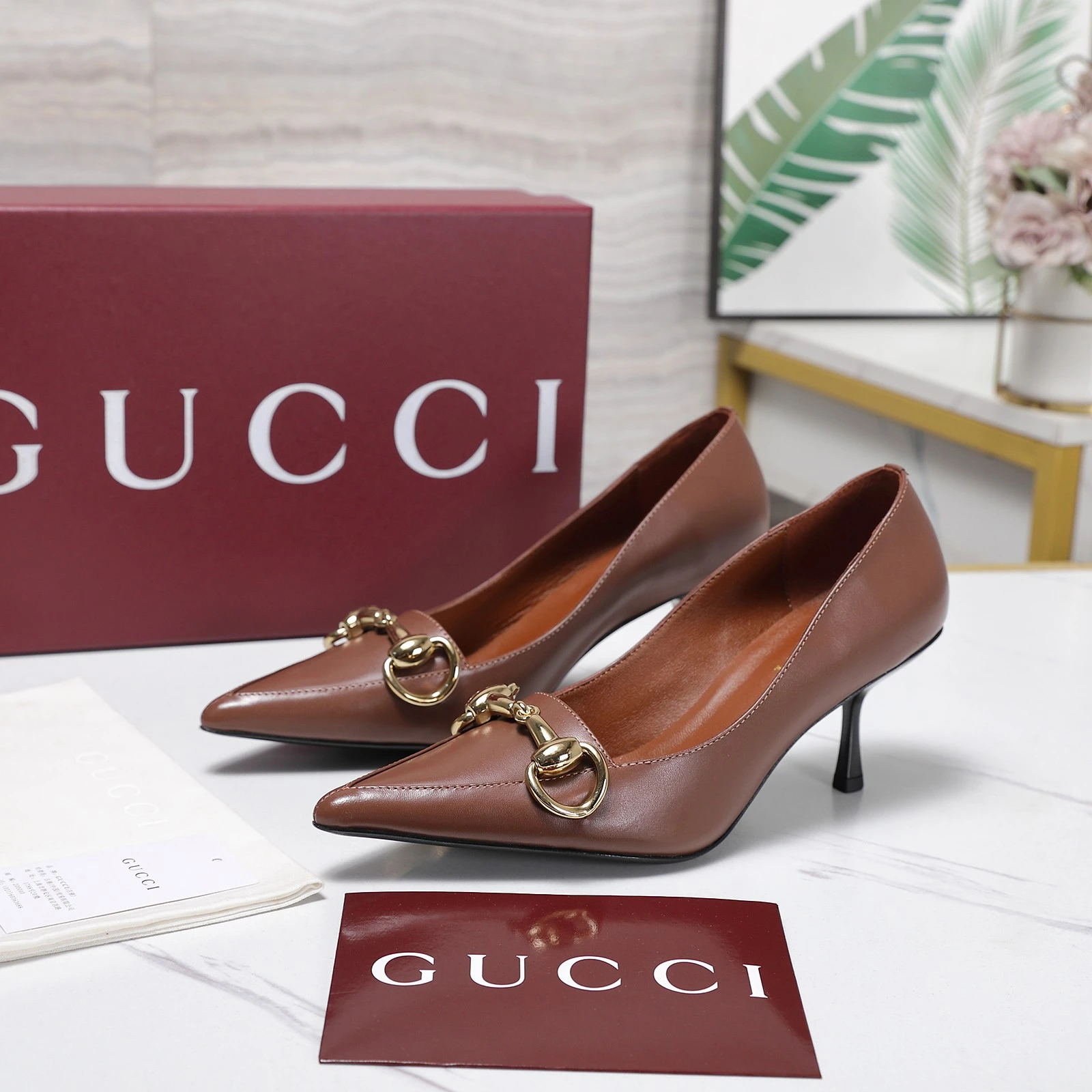 Gucci Bombshell Sharp pointed ultra-fine high heels