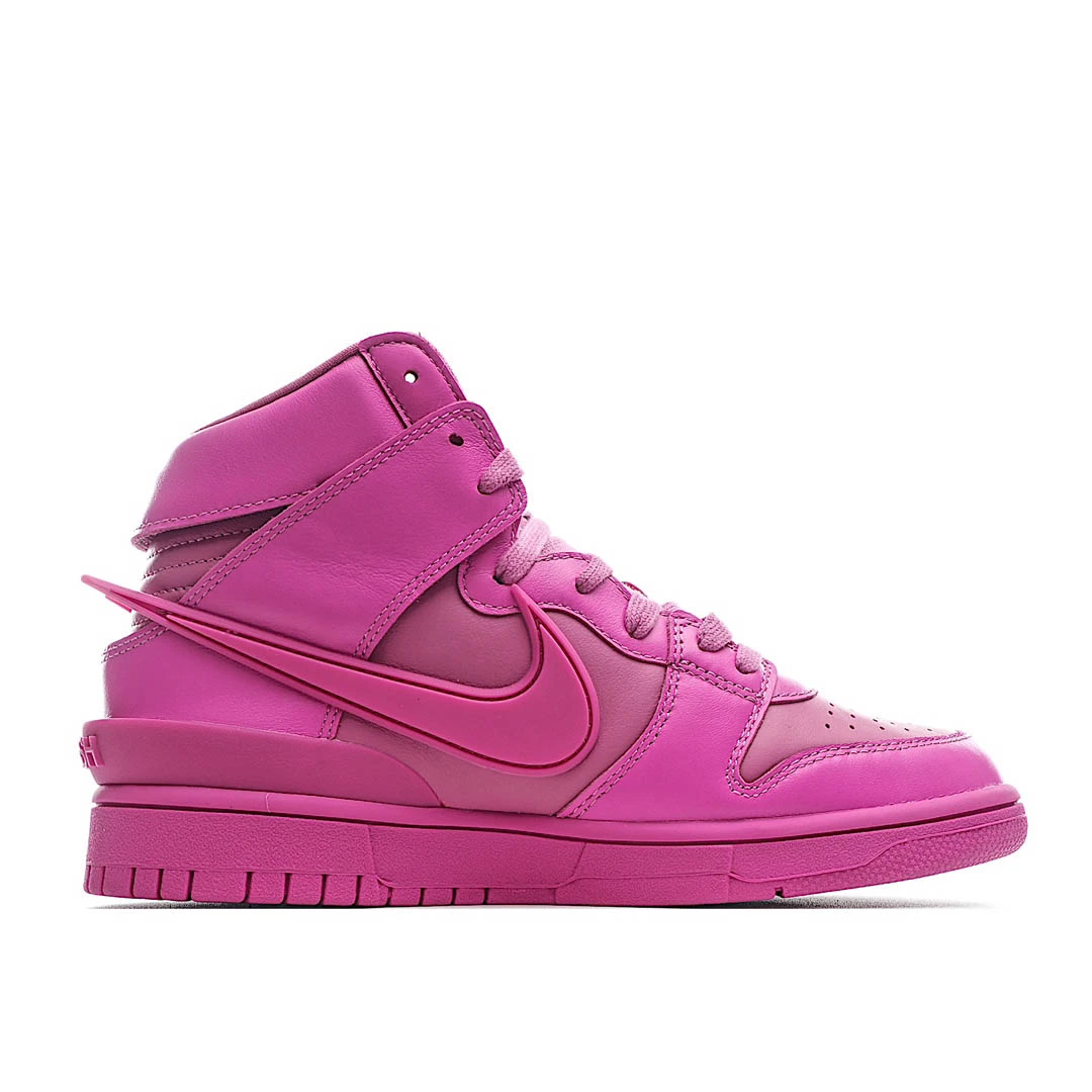 Ambush x Nike Dunk High Black 玫粉