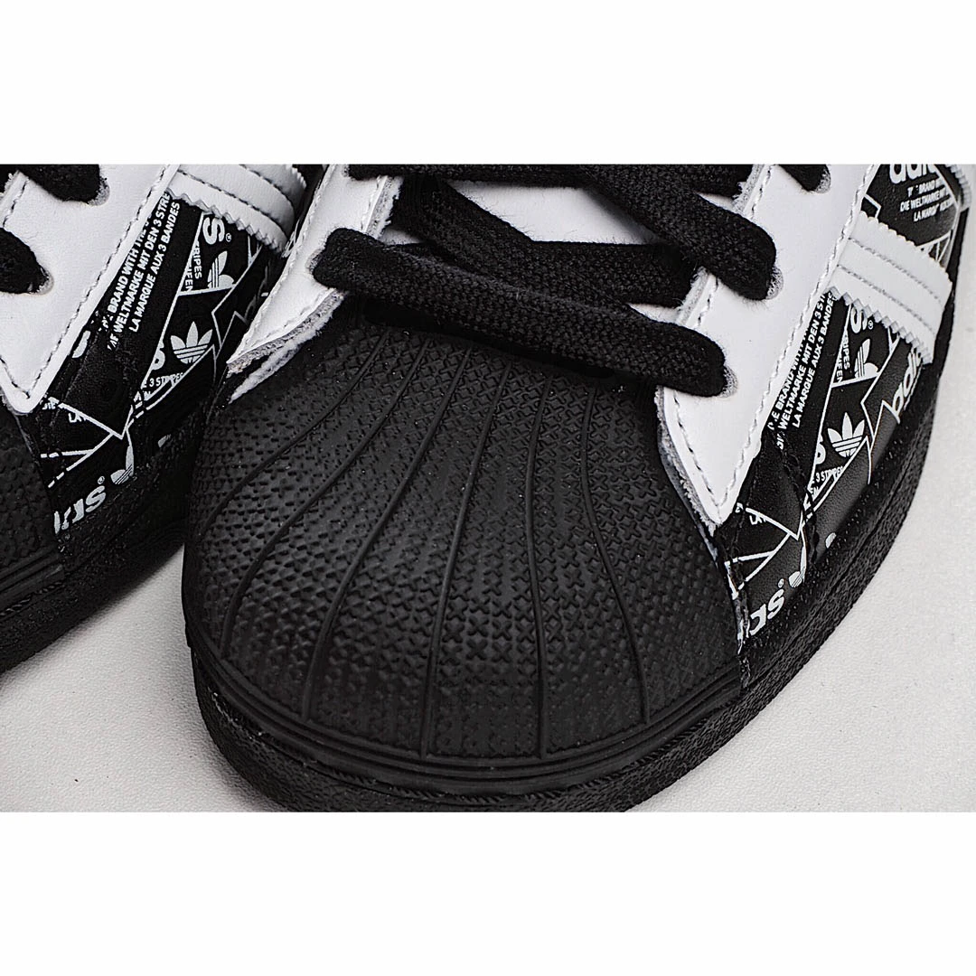 Adidas Superstar 'All Over Print - Black'