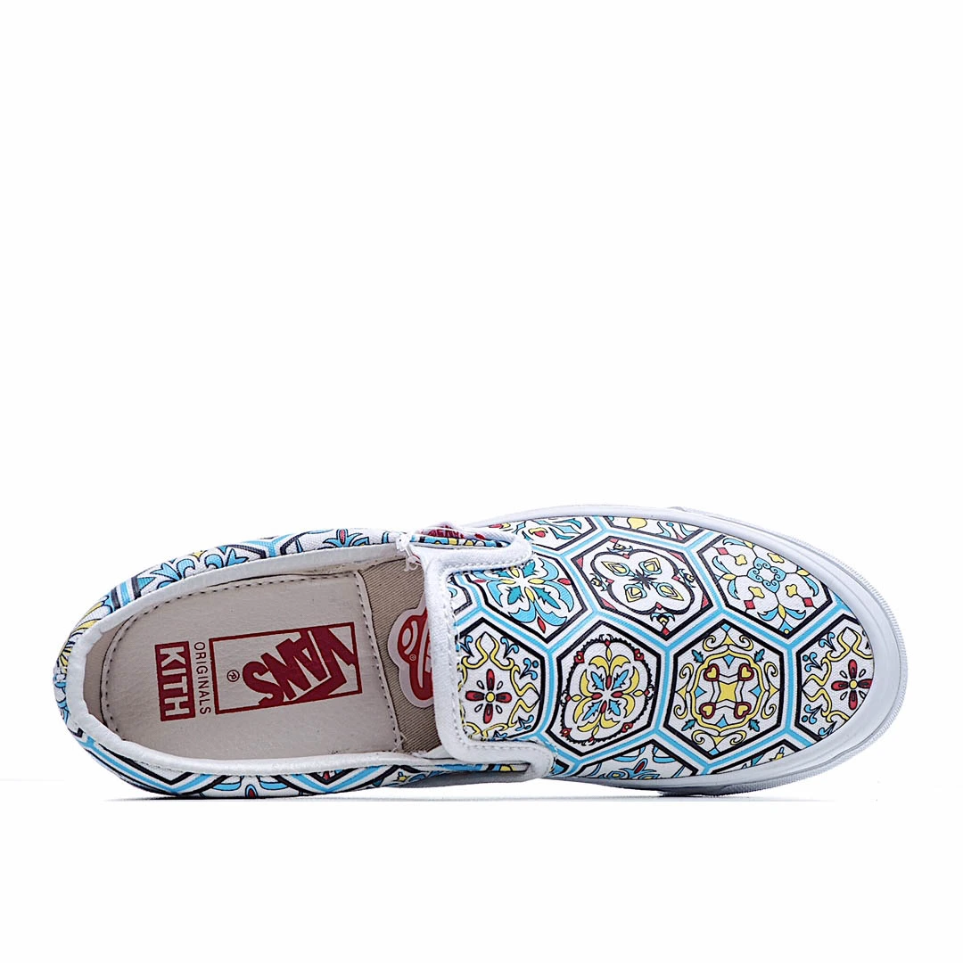 KITH x Vans Vault OG Classic Slip-On LXTrue White
