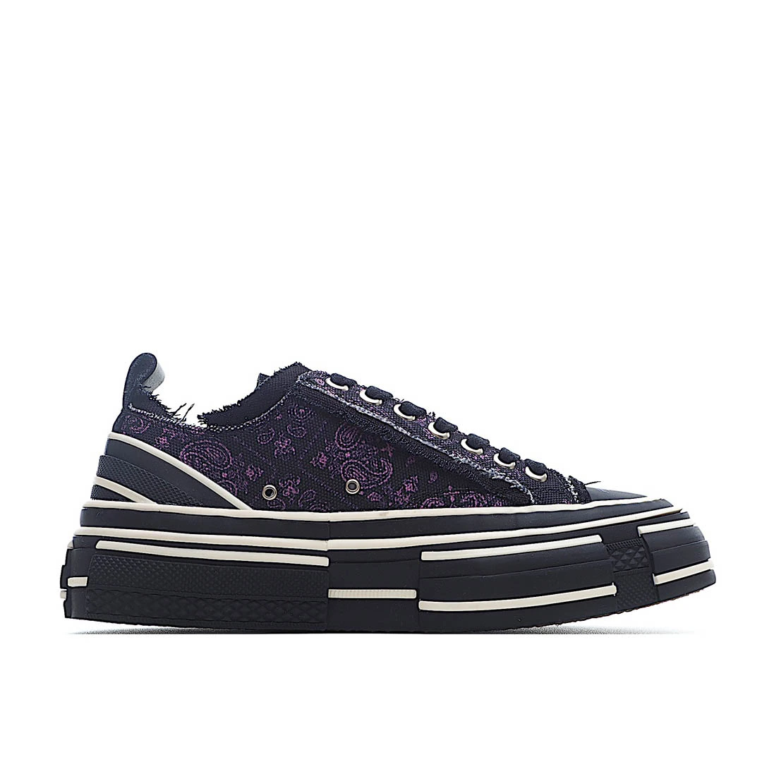 x VESSEL GOP Low canvas vulcanized sneakers