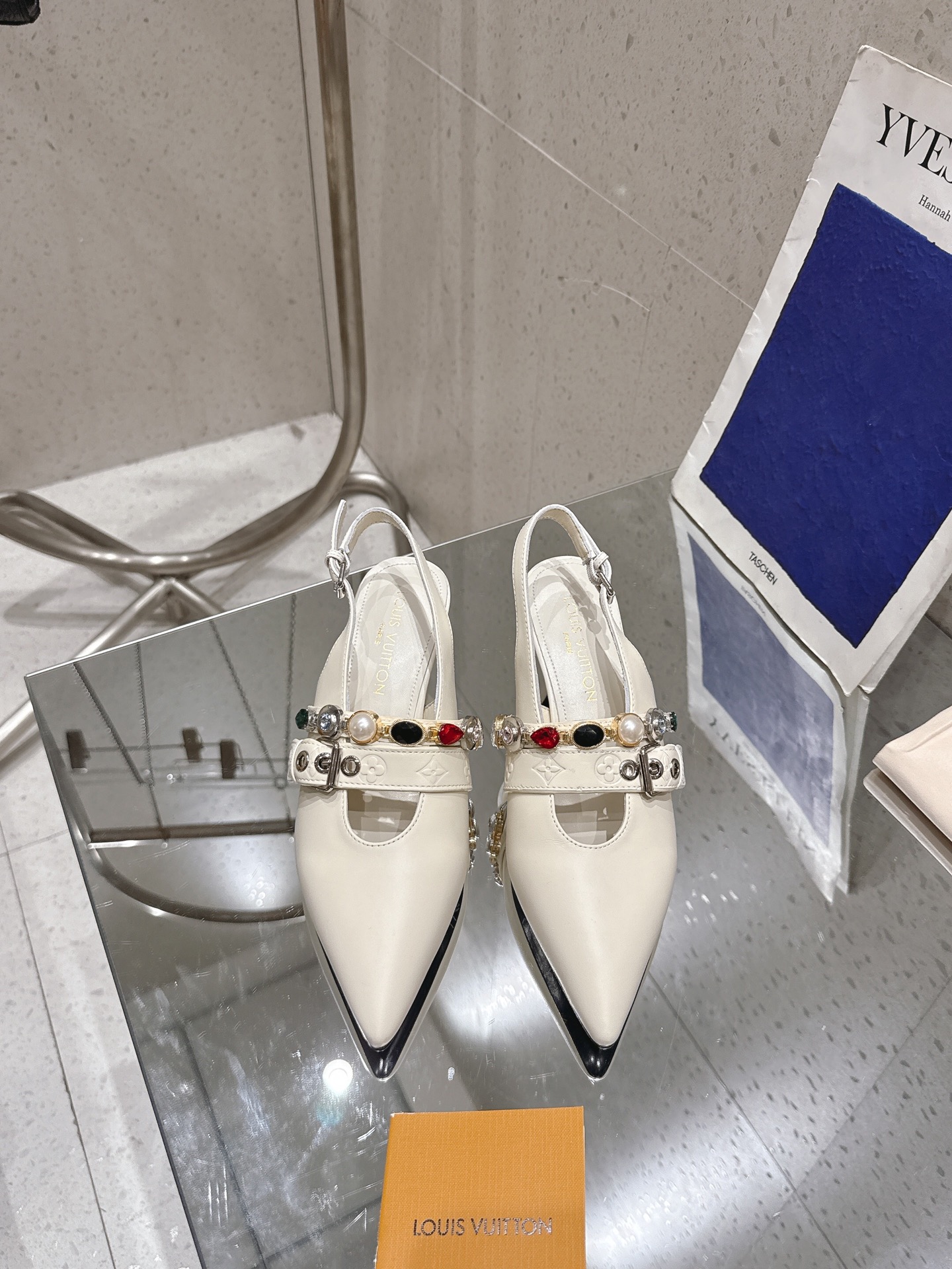 LV Vibe open-back high heels