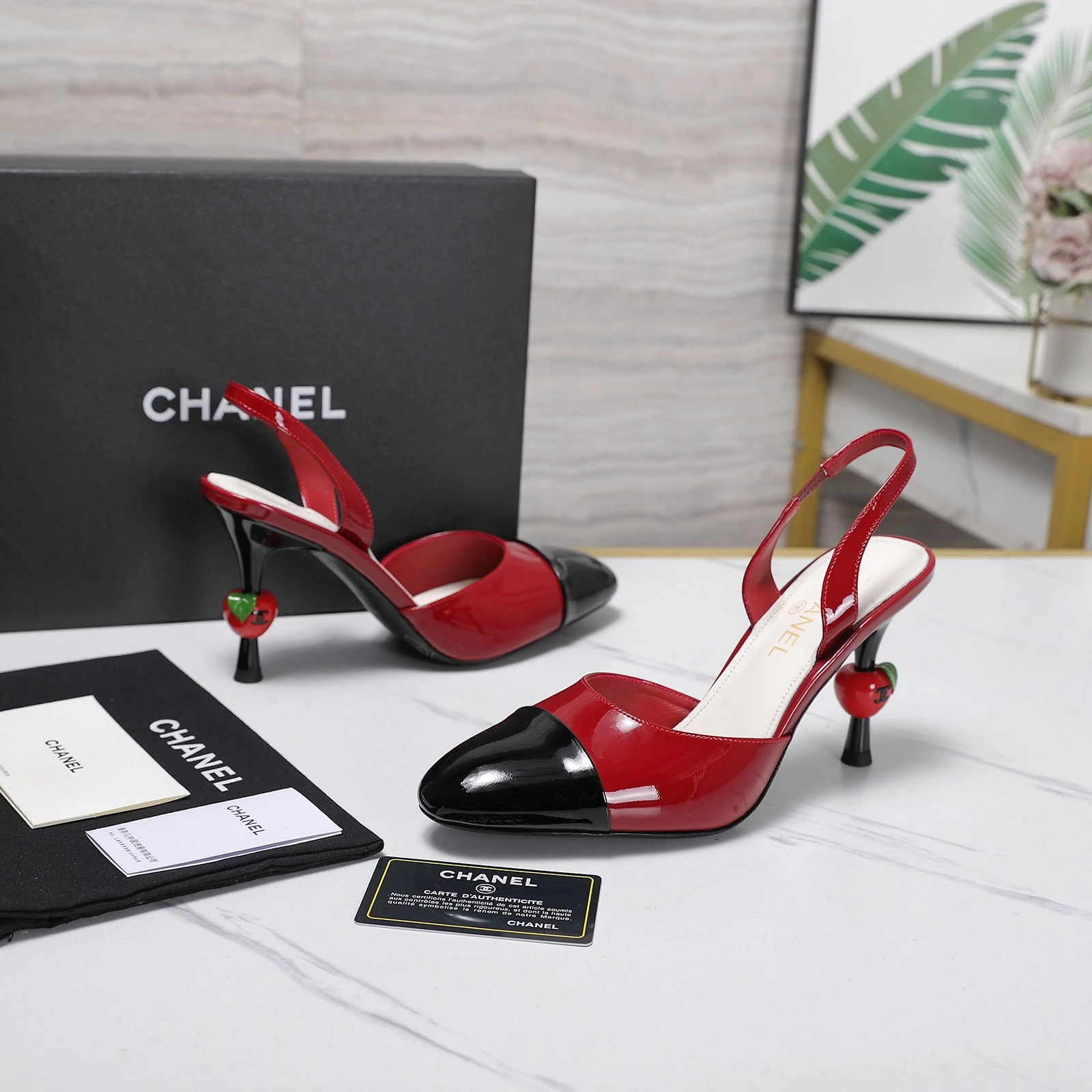 Chanel 26SS Apple and Slingback Sandals