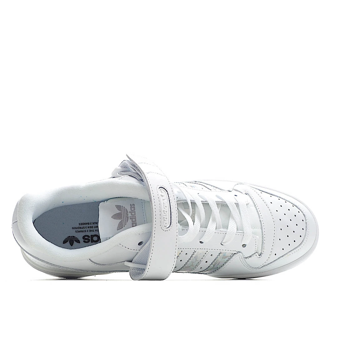 Adidas Originals Forum Low Sneakers White Bright Silver
