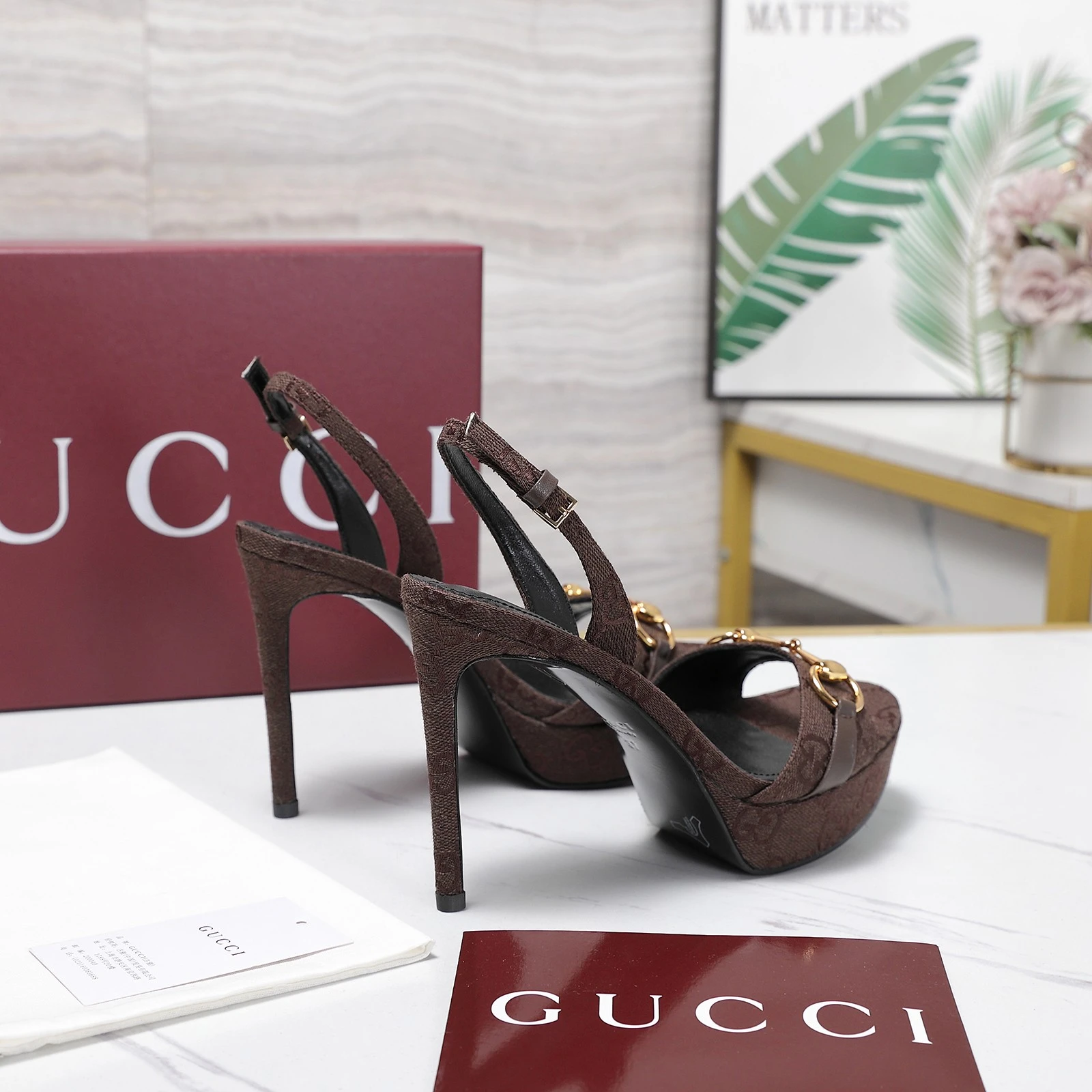 Gucci New High Heeled Sandal