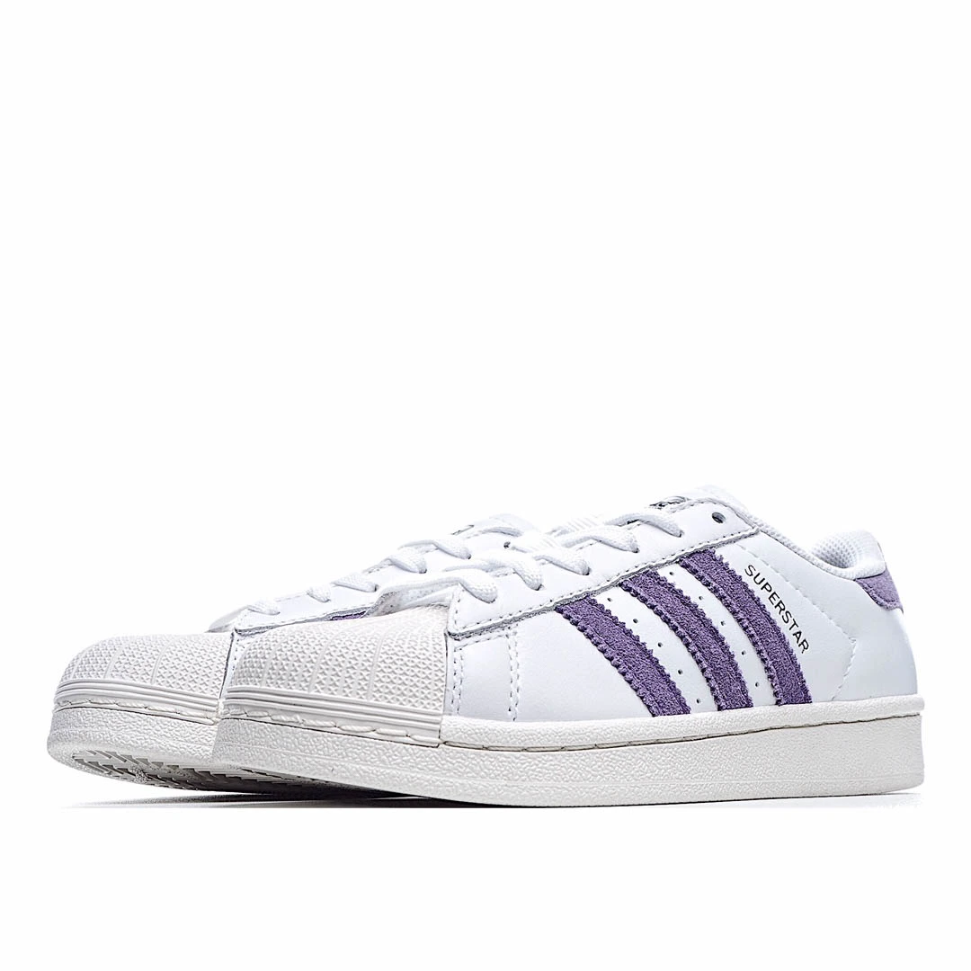 Adidas Superstar 'White Tech Purple'