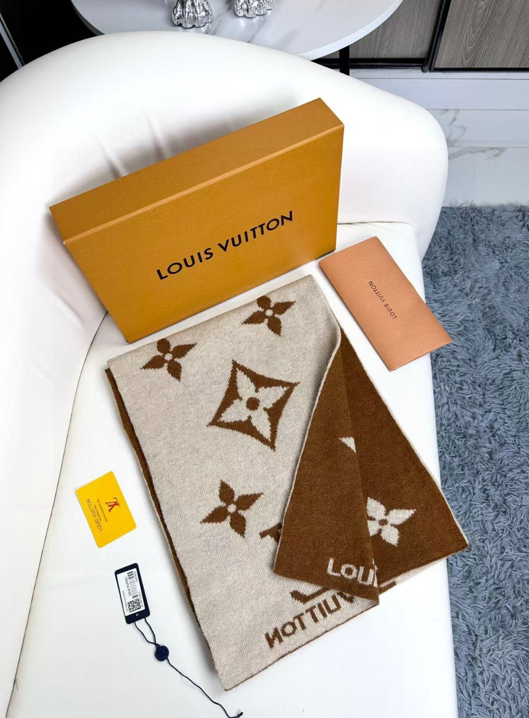 Louis Vuitton Knitted Cashmere Scarf