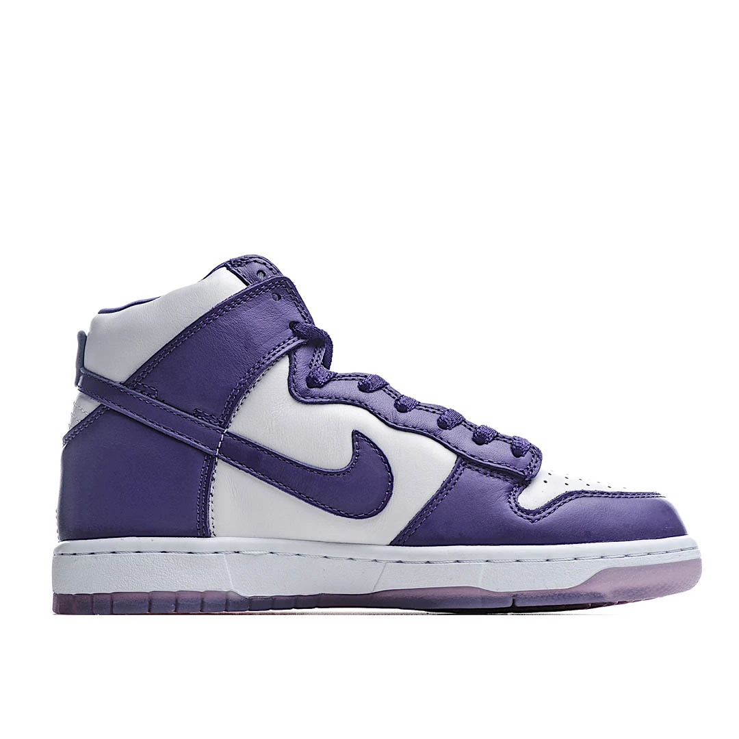 Nike Dunk High WMNS "Varsity Purple SB Sneakers High Top White Purple