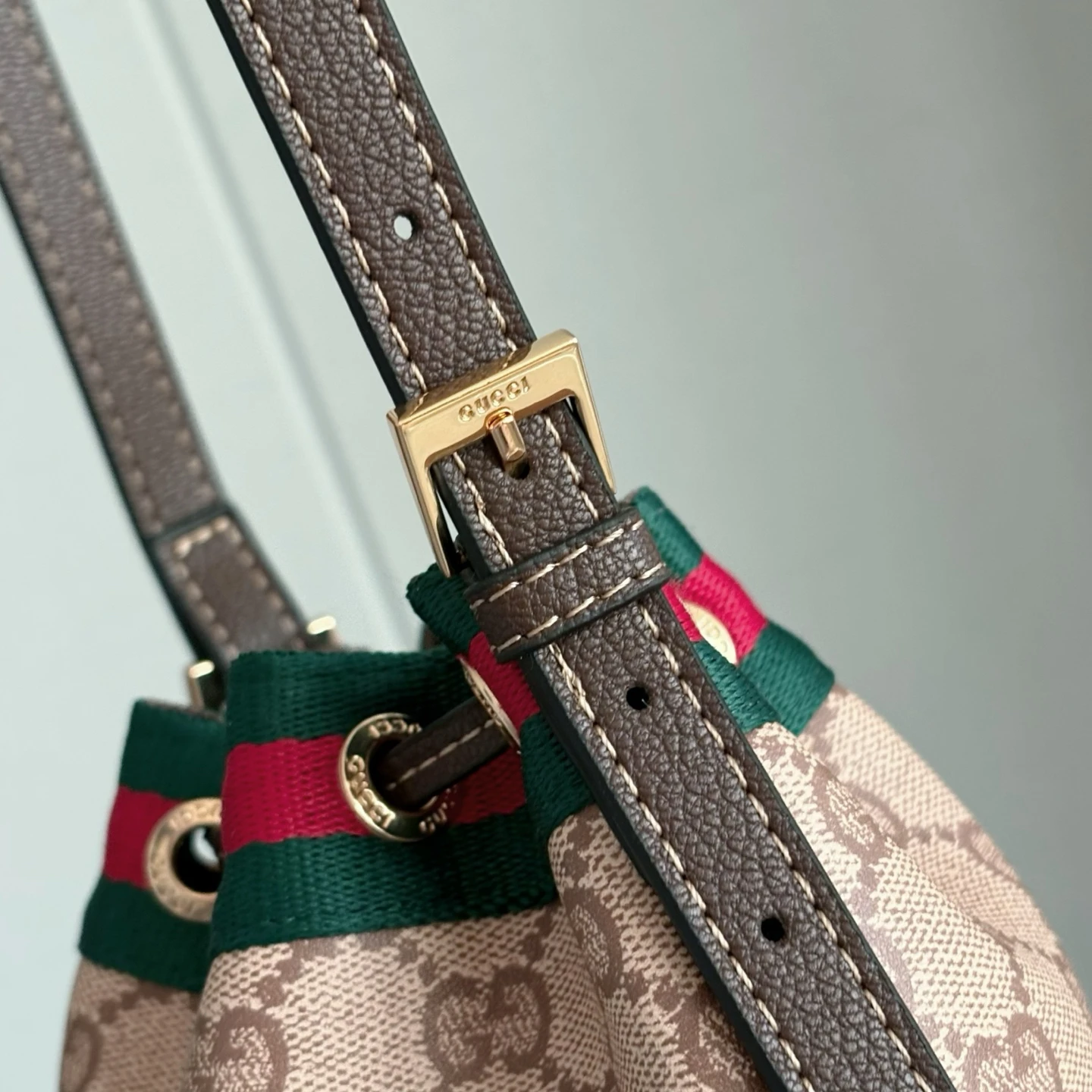 Gucci Webbing Mini Bucket Bag
