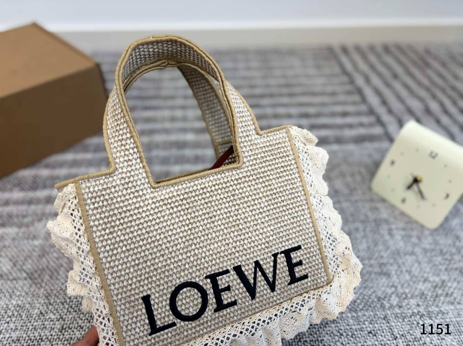 Loewe Paulas's 1biza Straw Bag