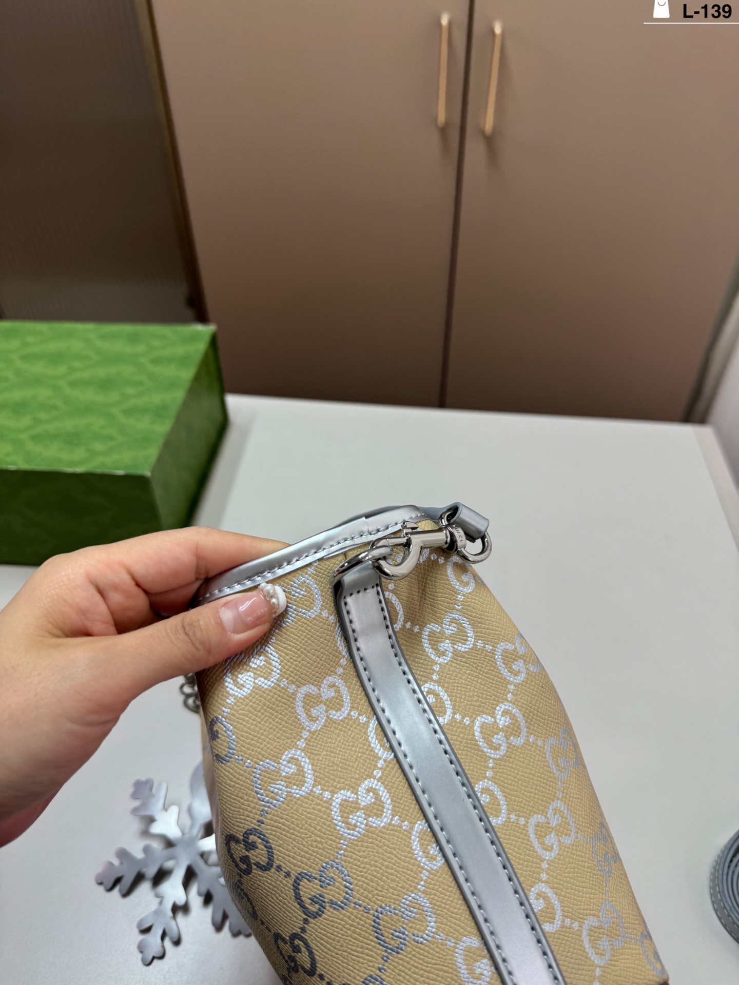 Gucci Emblem Tote Bag