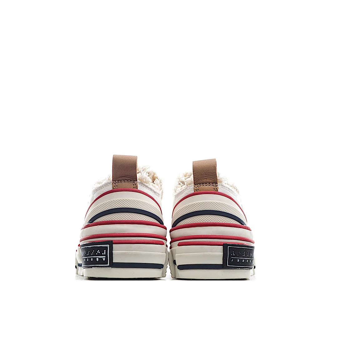 x VESSEL GOP Low canvas vulcanized sneakers