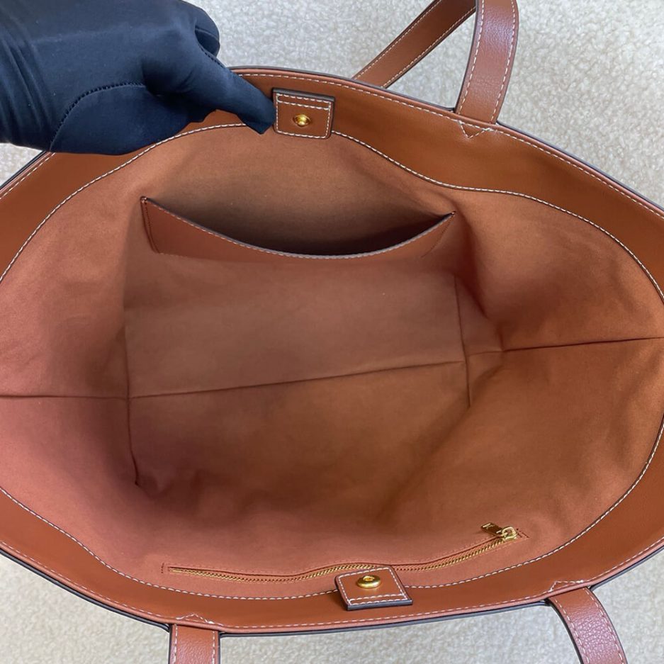 CELINE MEDIUM CABAS ANAIS CUIR TRIOMPHE IN GRAINED CALFSKIN
