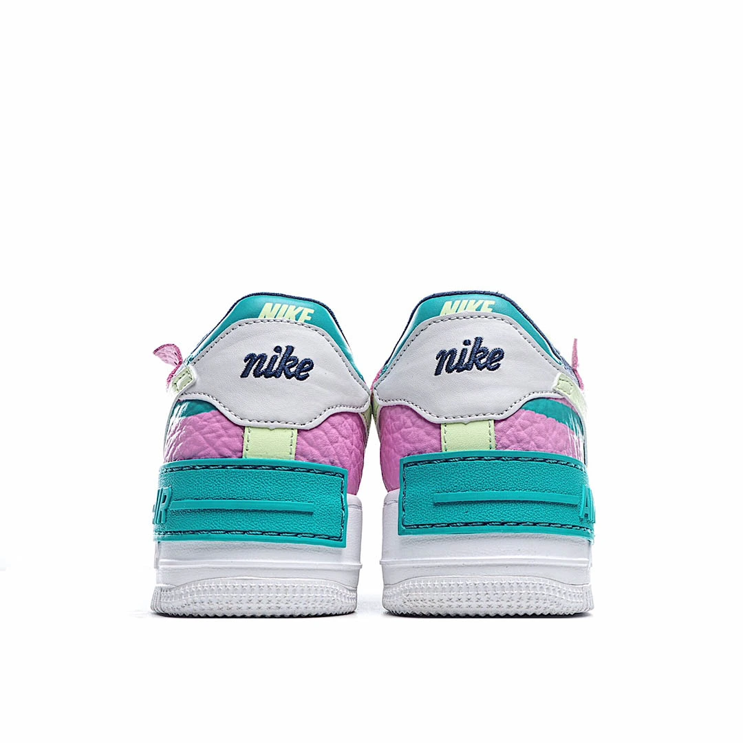 Nike WMNS Air Force 1 Shadow Black Pink Green