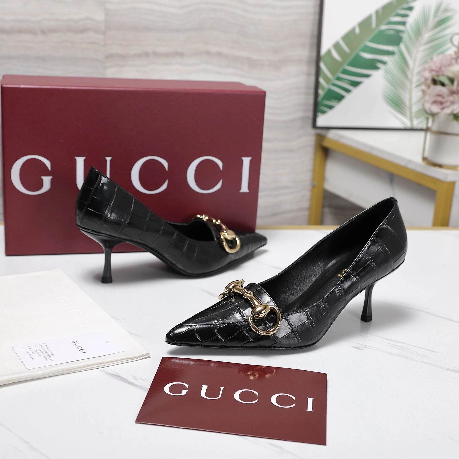 Gucci Bombshell Sharp pointed ultra-fine high heels