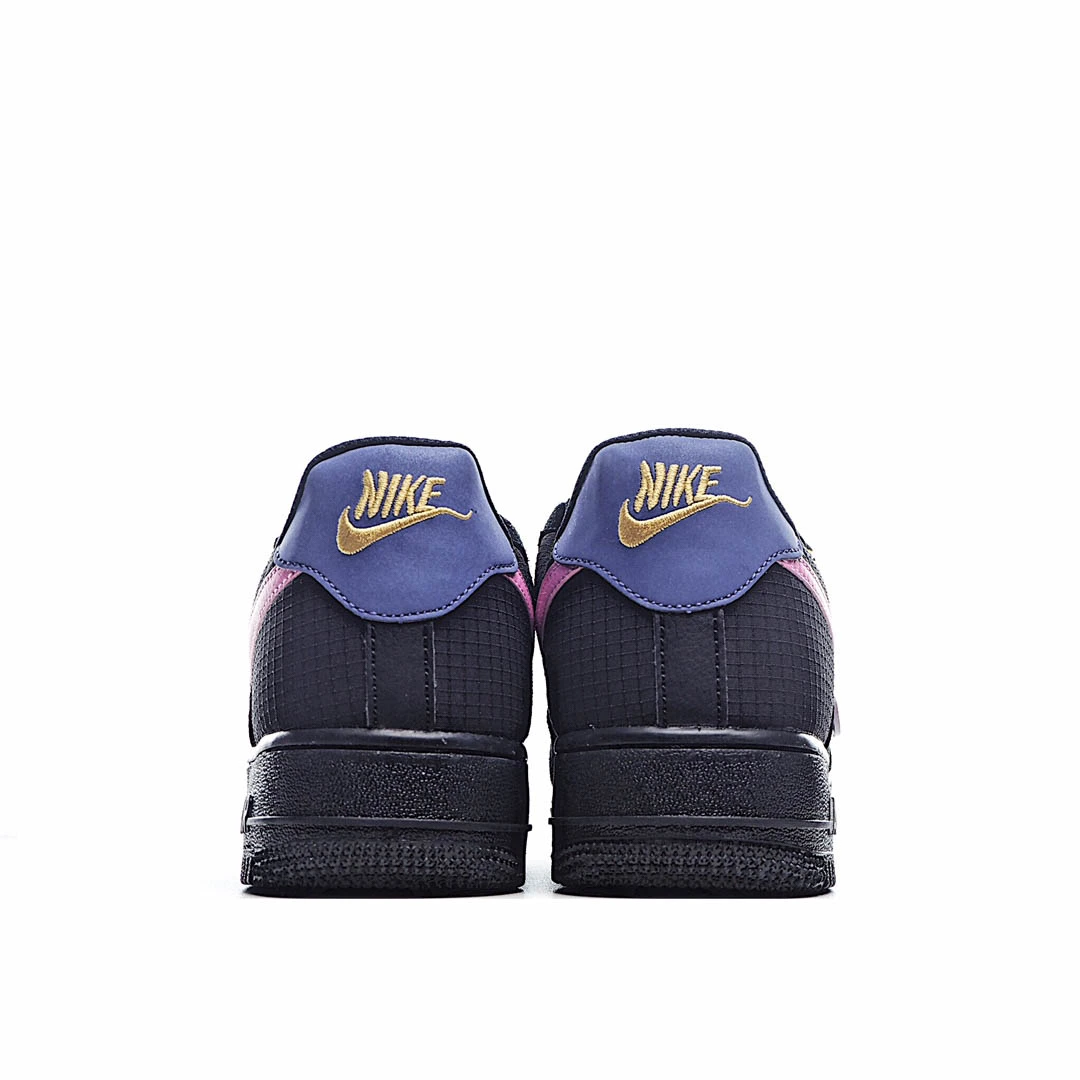 Nike Air Force 1 07 Black Powder Low Top 3M Reflective