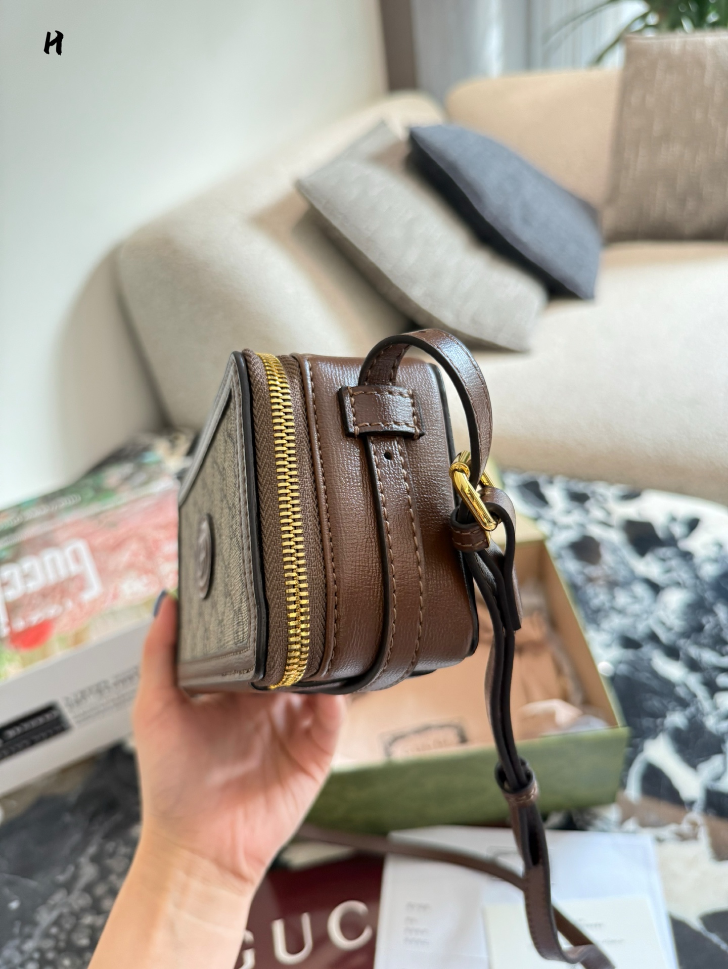Gucci GG Supreme Camera Bag