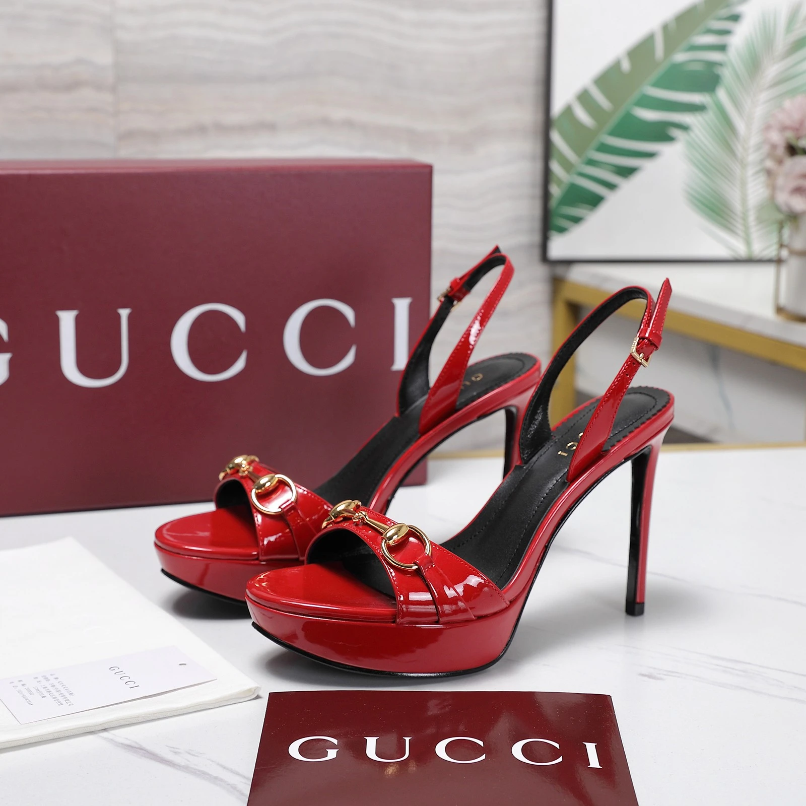 Gucci New High Heeled Sandal