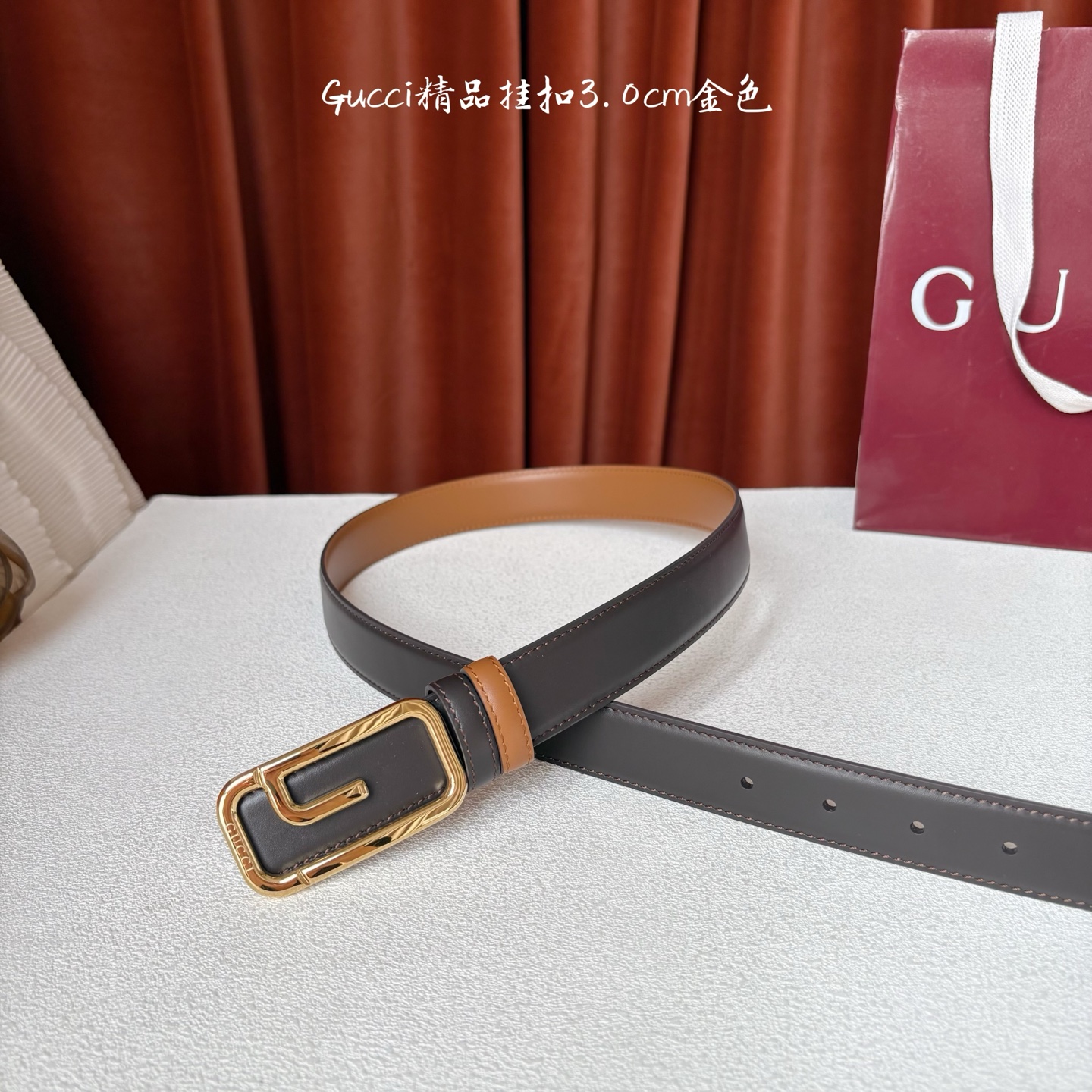 Gucci Belt for Men Width 30mm