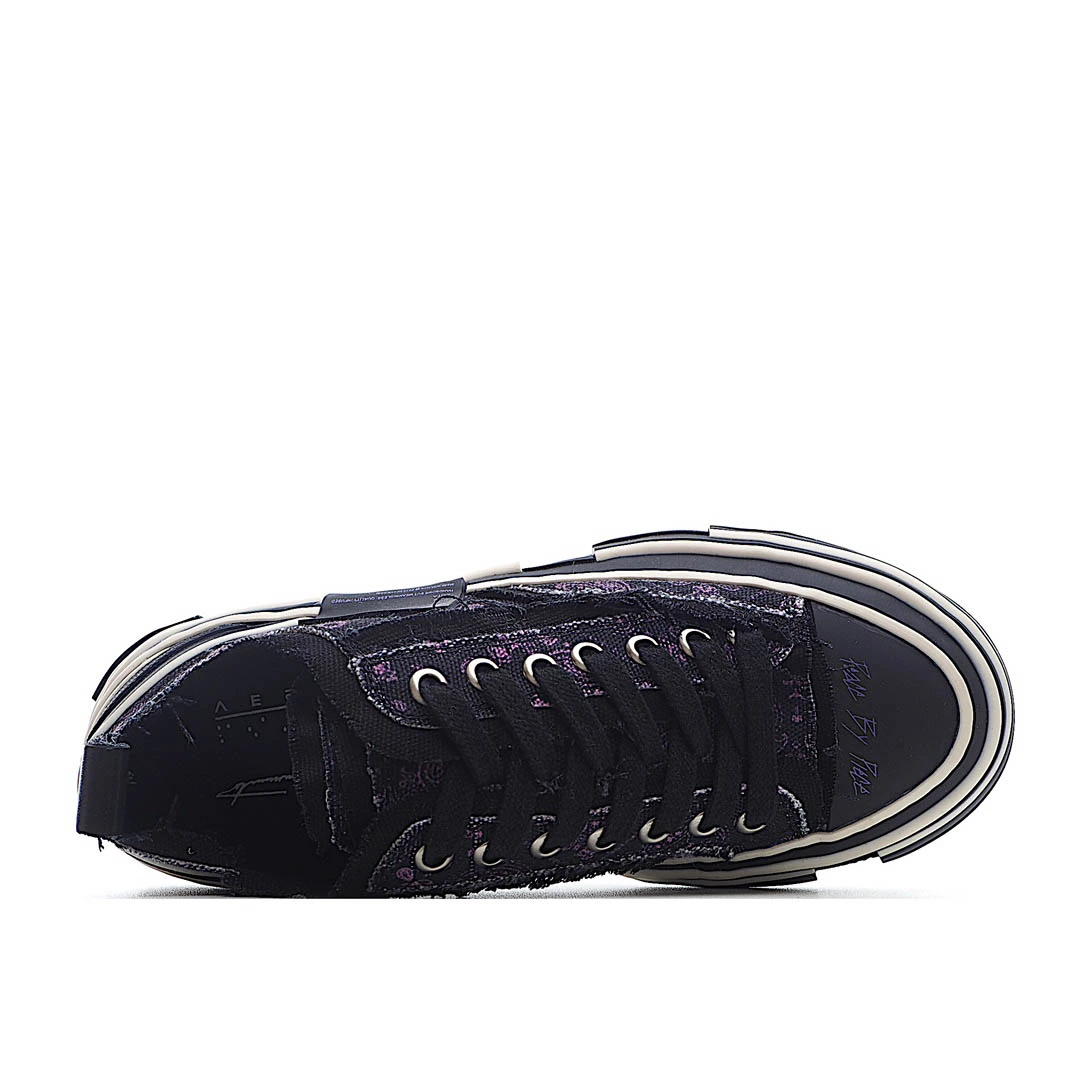 x VESSEL GOP Low canvas vulcanized sneakers