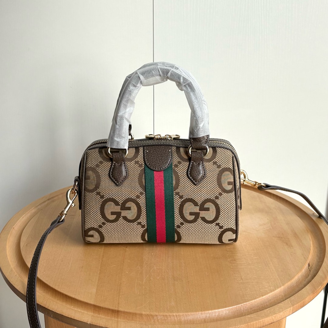 Gucci Ophidia Boston Handle Bag